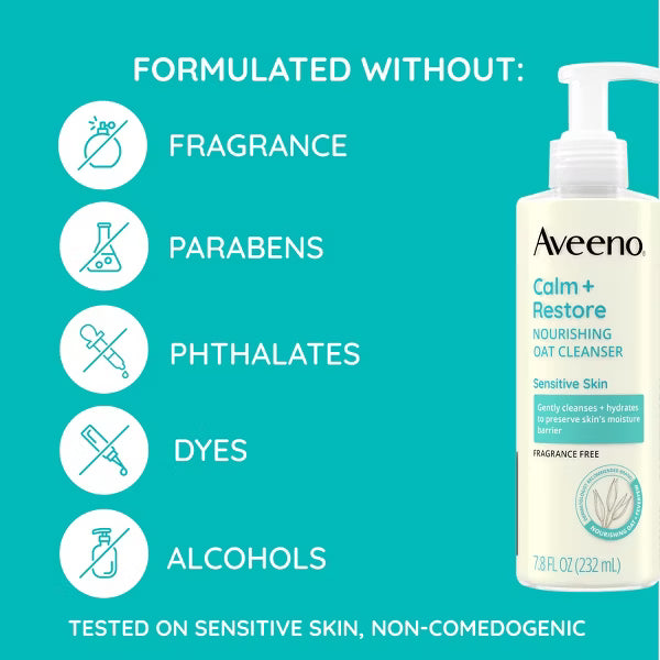 AVEENO Calm + Restore Face Cleanser