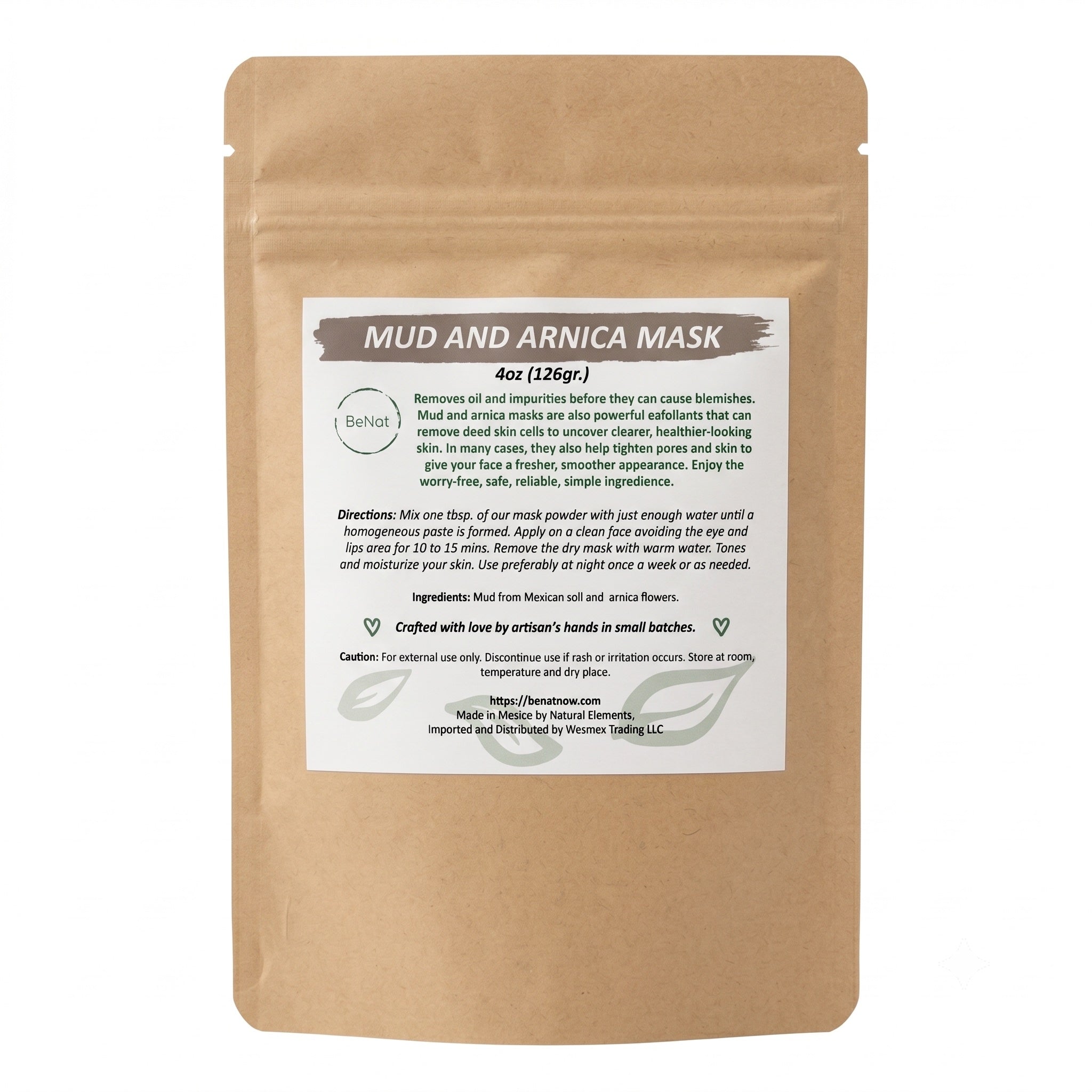 BENAT Mud and Arnica Mask