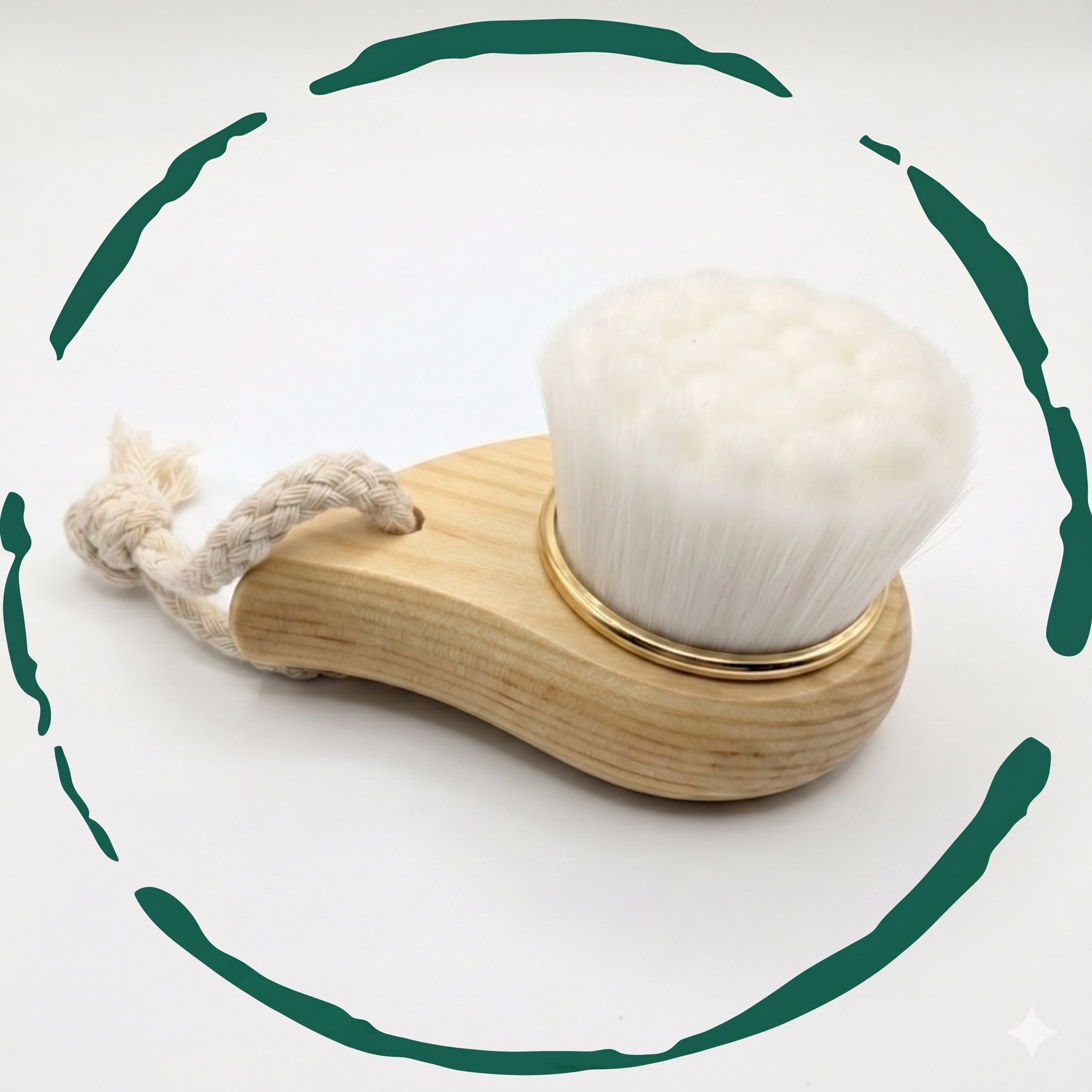 BENAT Facial Brush with Bamboo Handle