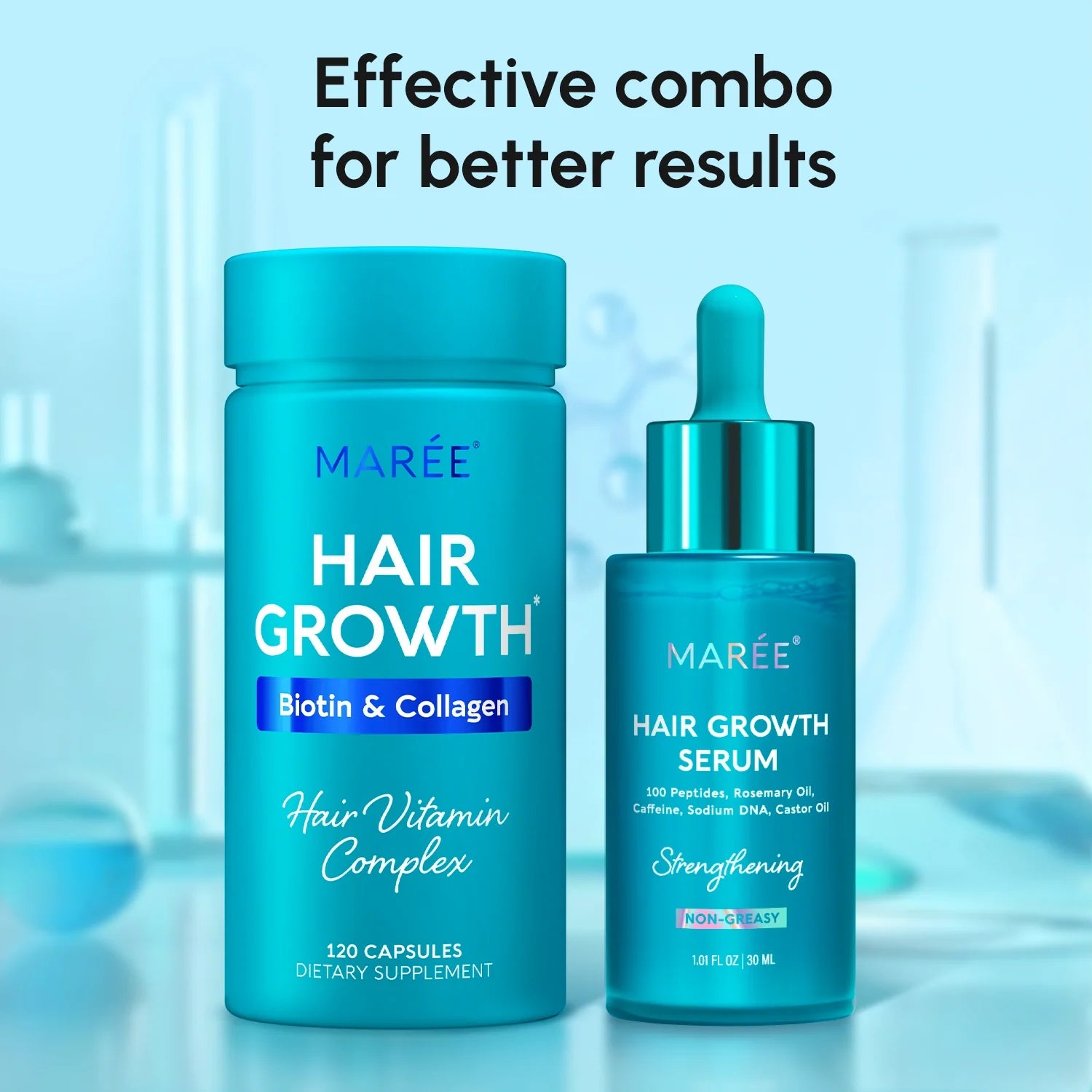 MAREE Biotin & Collagen Hair Growth Complex