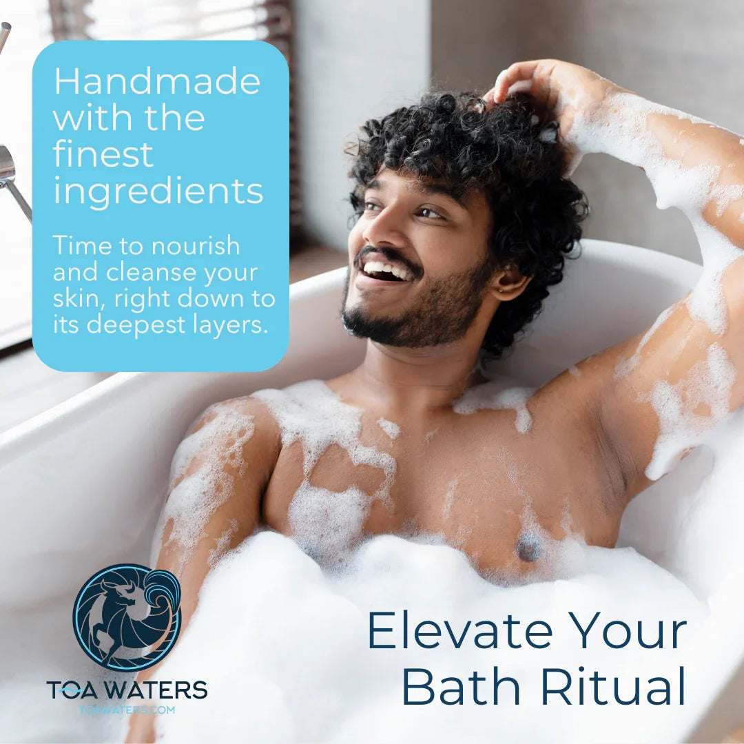 Liquid Bath Bombs and Loofah Sponge Gift Set