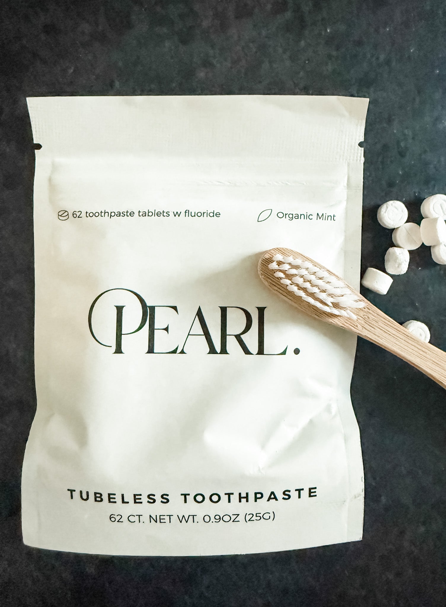 Fluoride Mint Toothpaste Tablets | 186 Tablets | 3 Refill Pouches