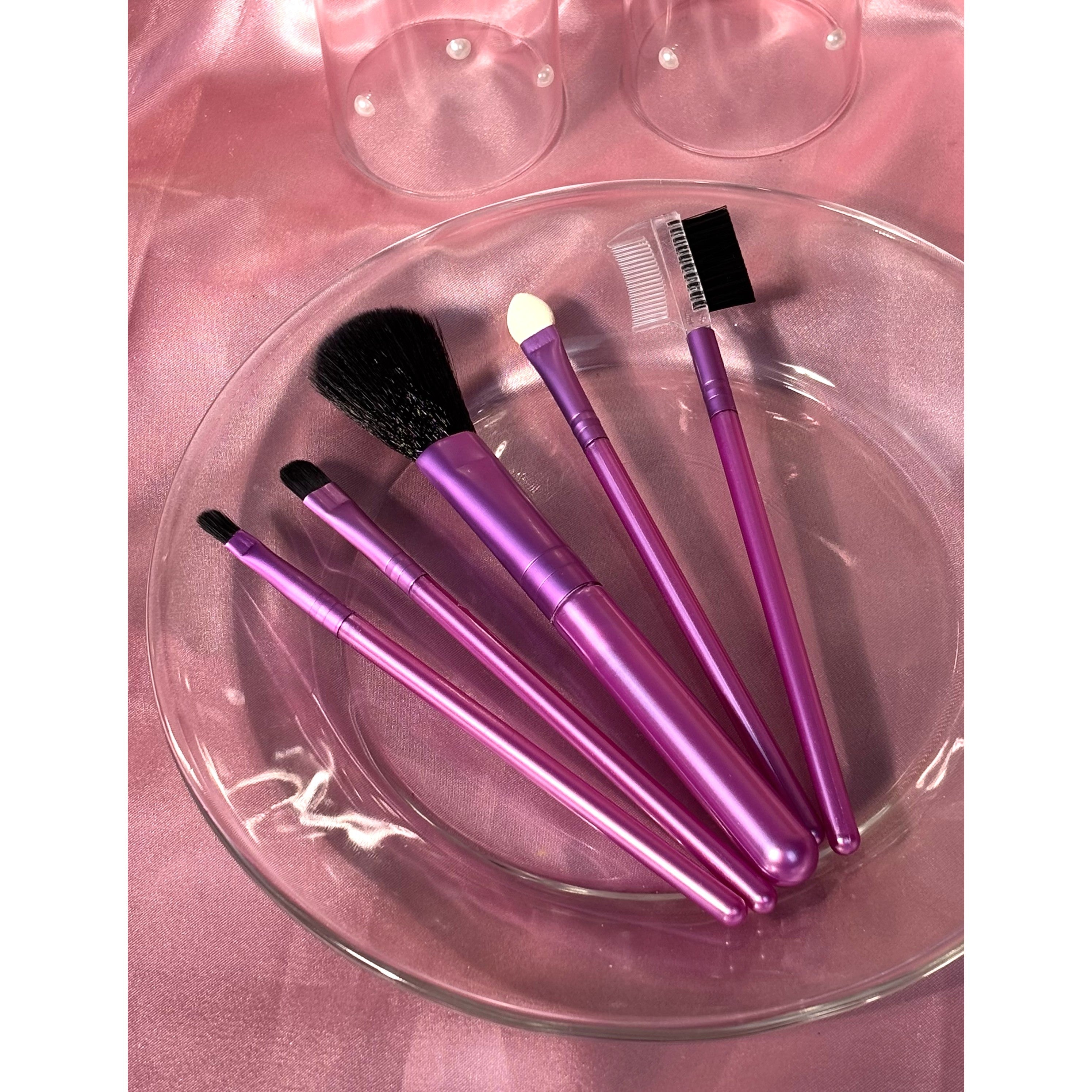 Makeup Brush Set: 5pcs