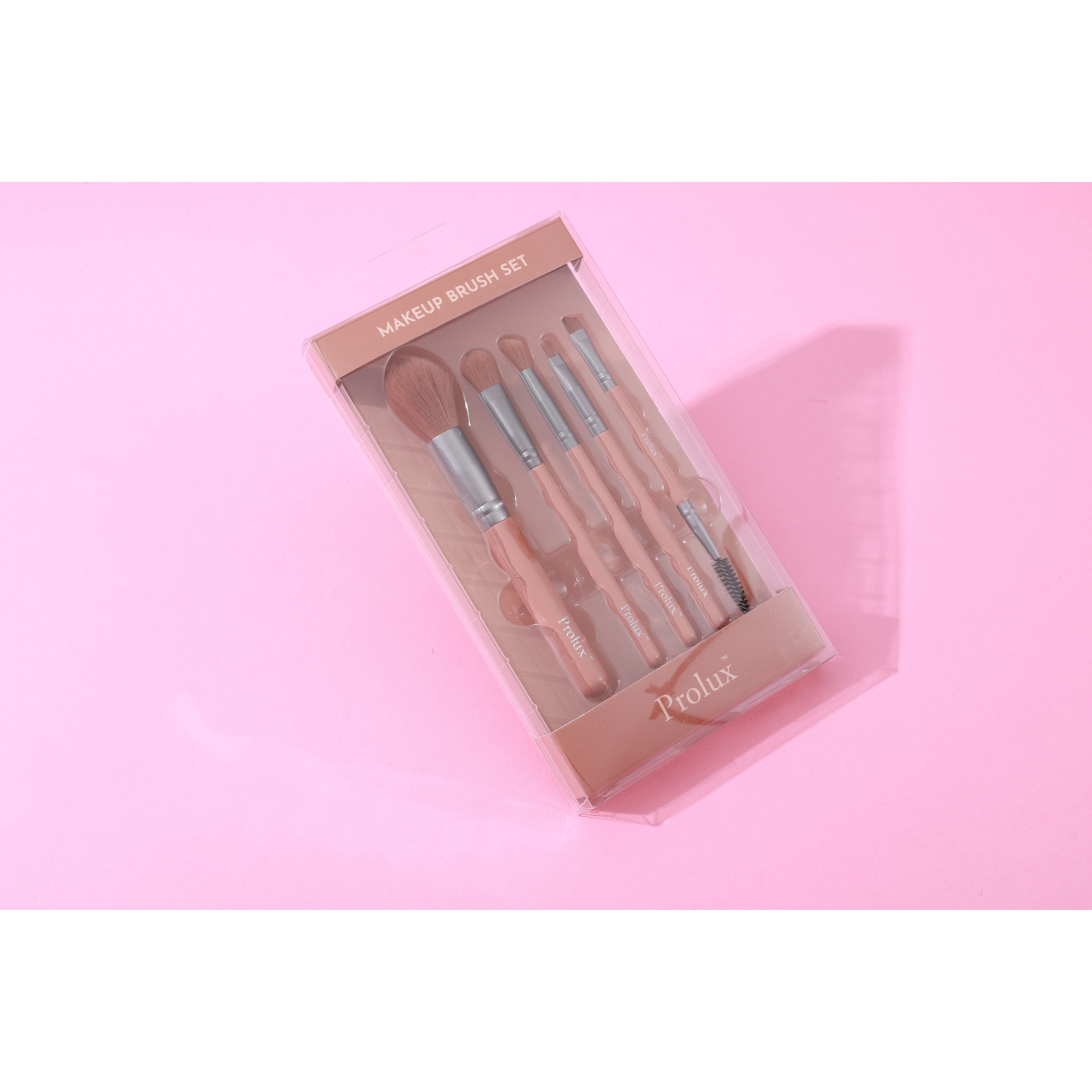 Makeup Brush Set: 5pc count