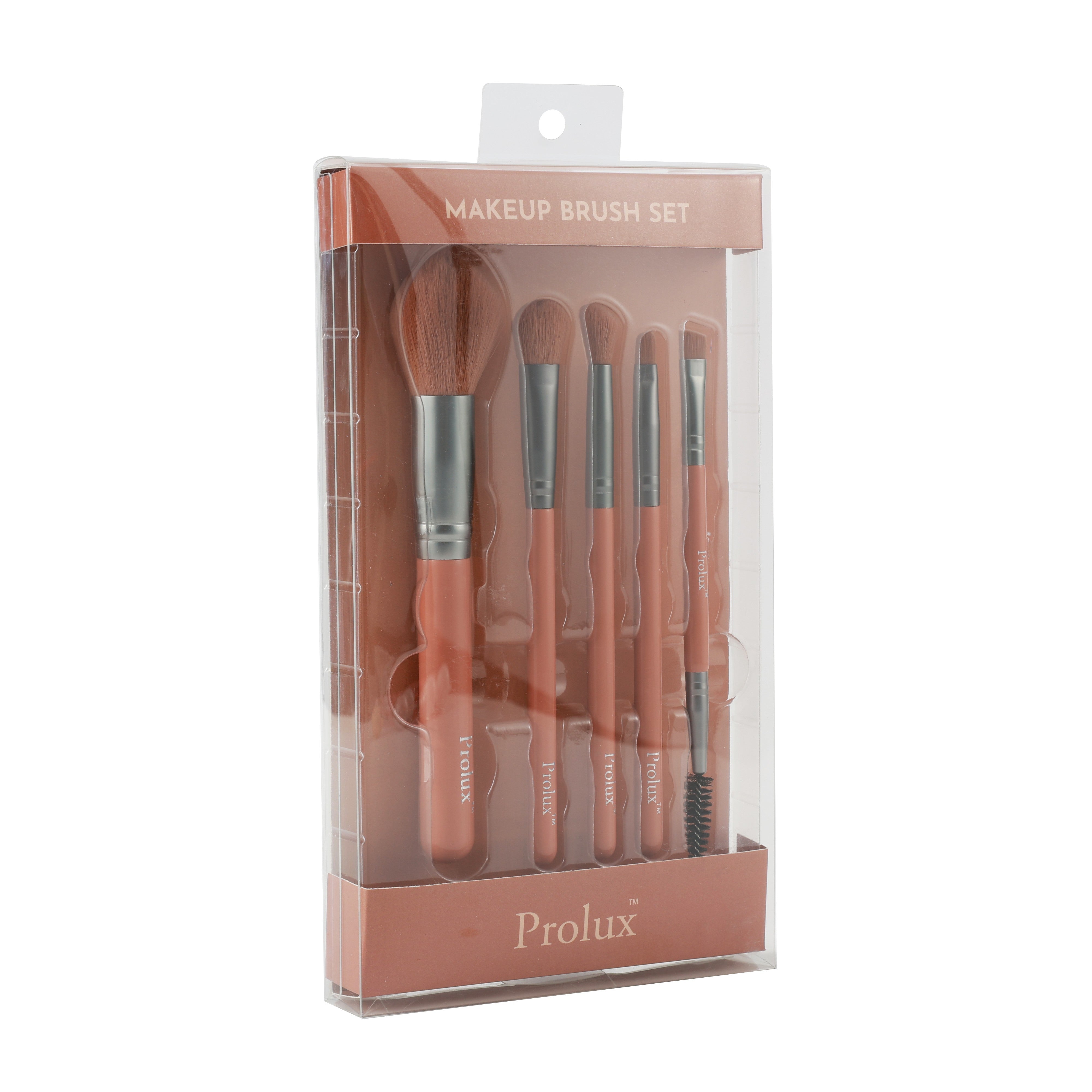 Makeup Brush Set: 5pc count