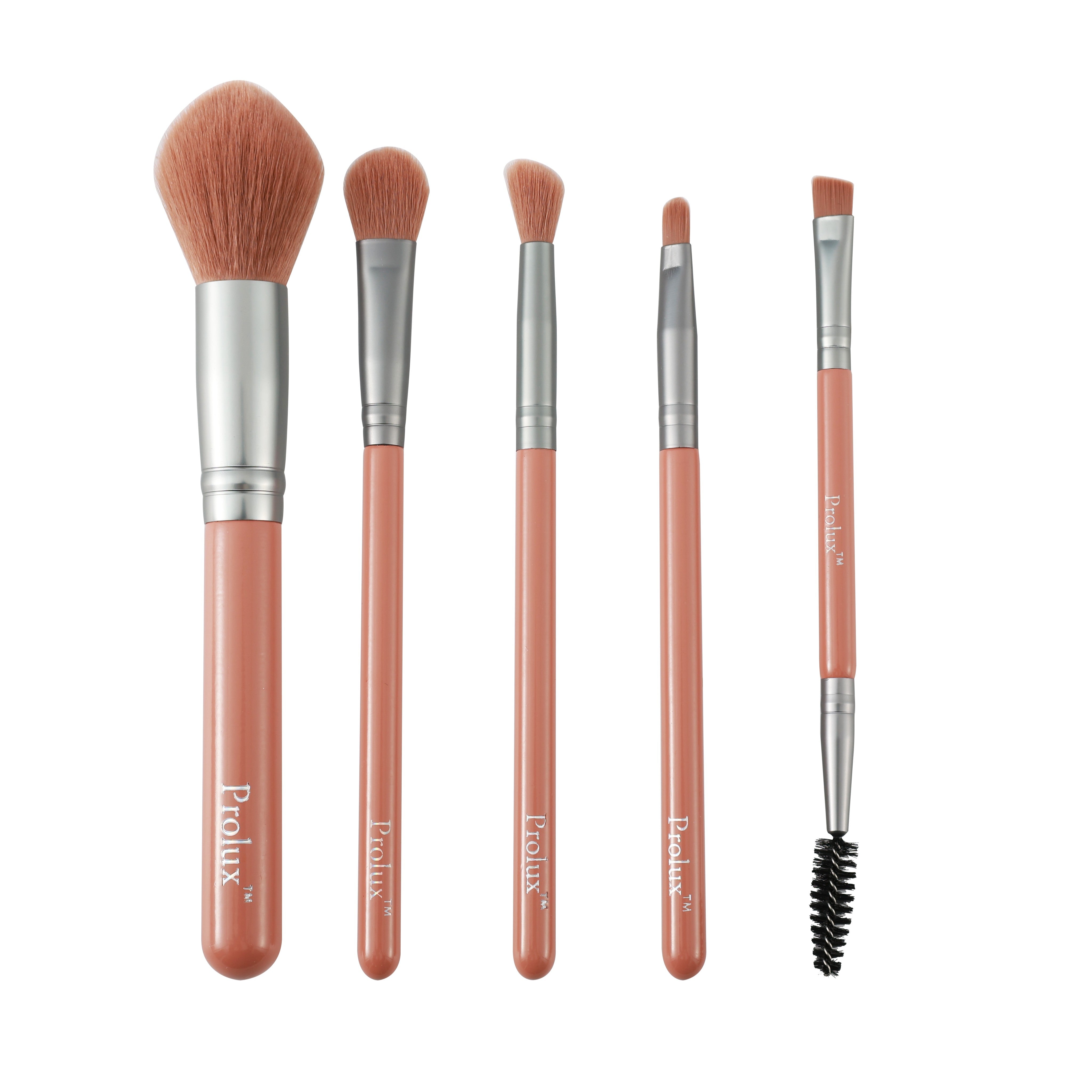 Makeup Brush Set: 5pc count