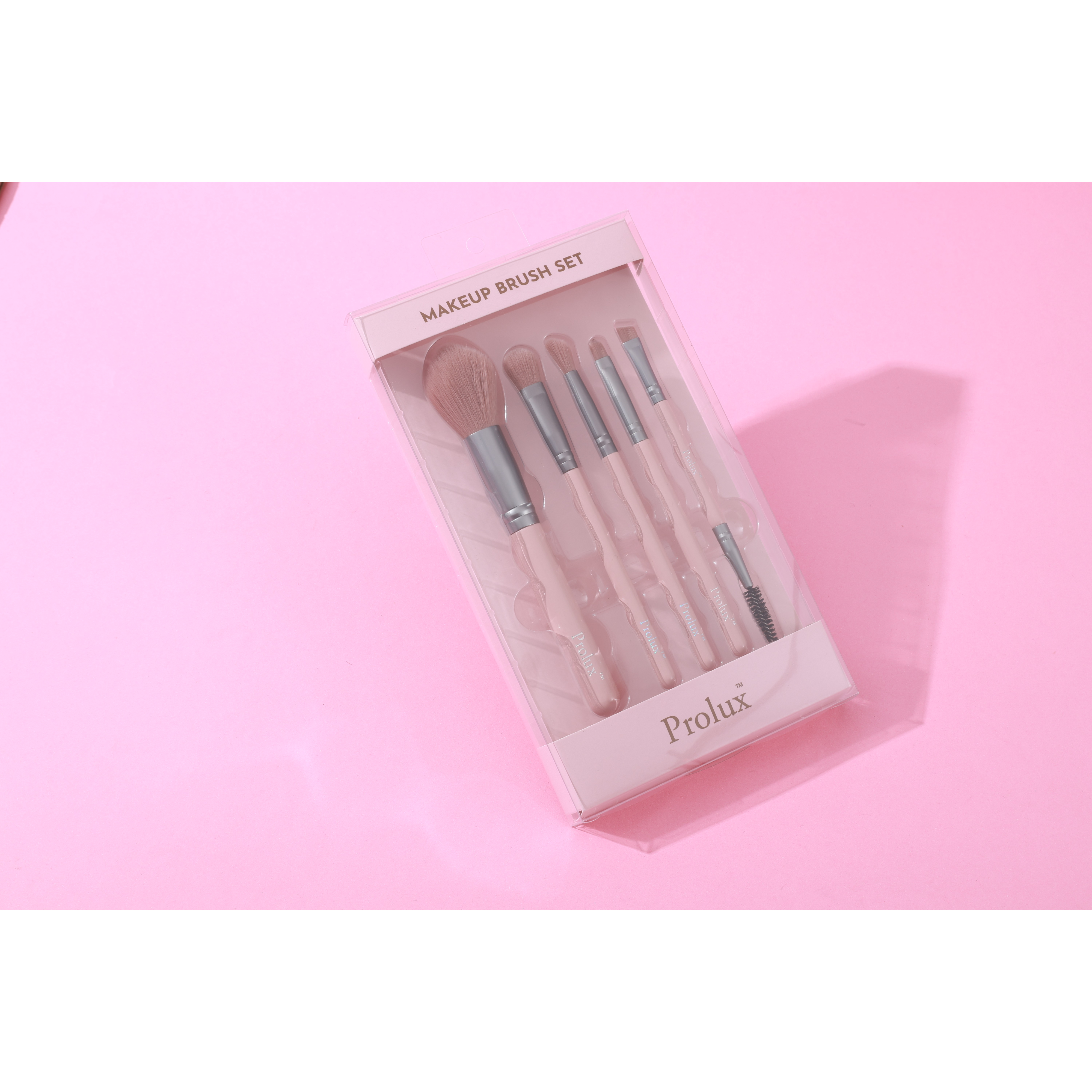Makeup Brush Set: 5pc count
