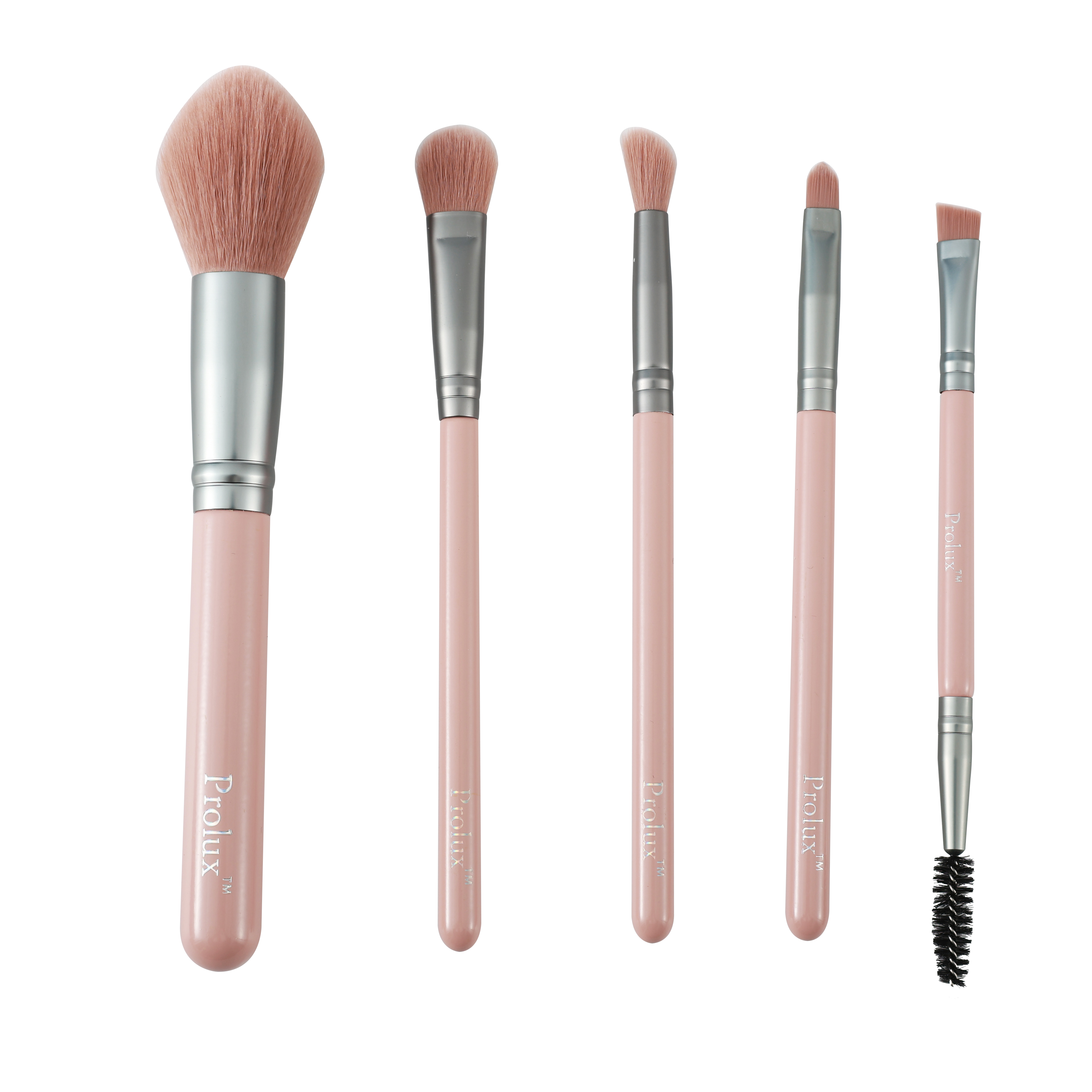 Makeup Brush Set: 5pc count
