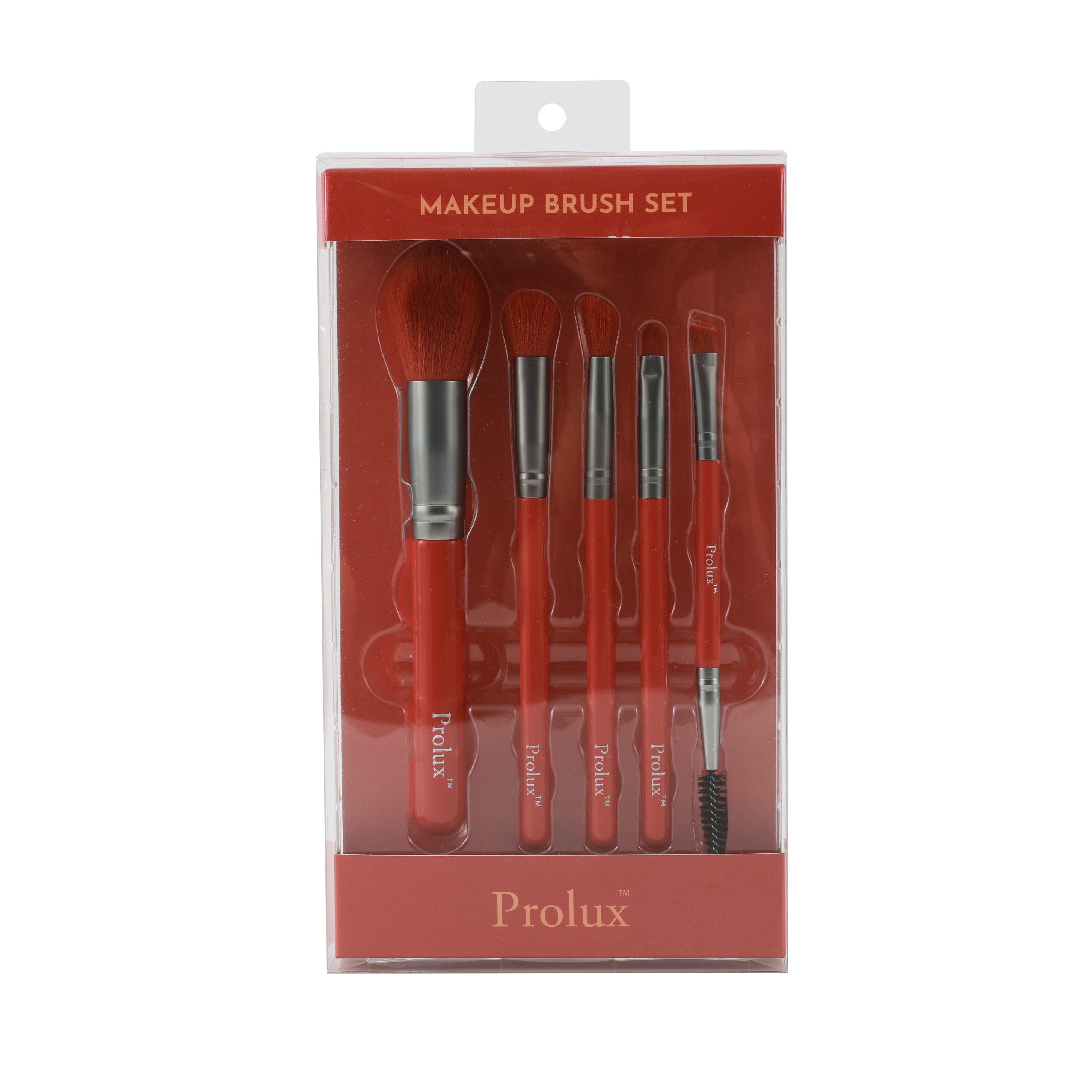 Makeup Brush Set: 5pc count