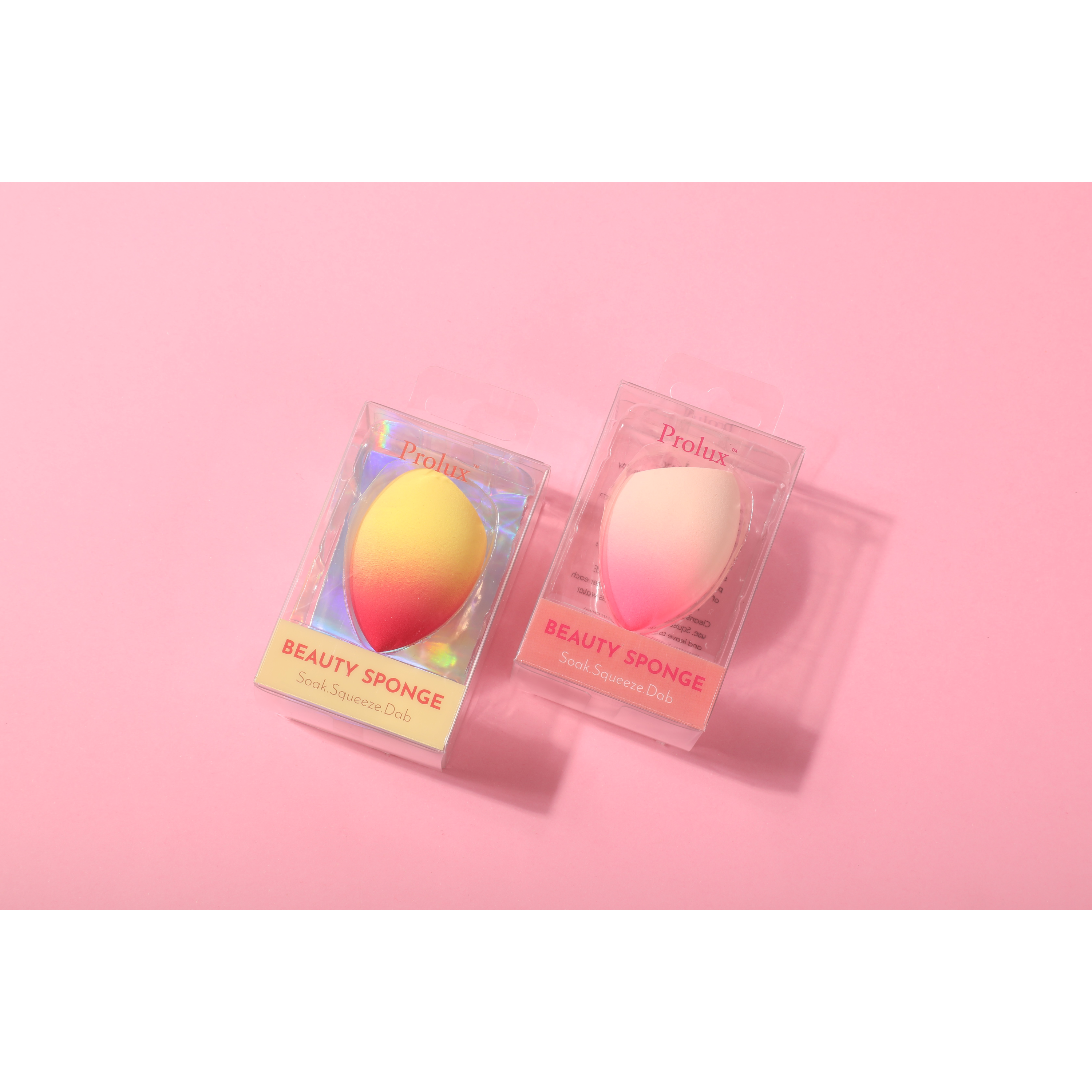 Beauty Sponge: Soak. Squeeze. Dab