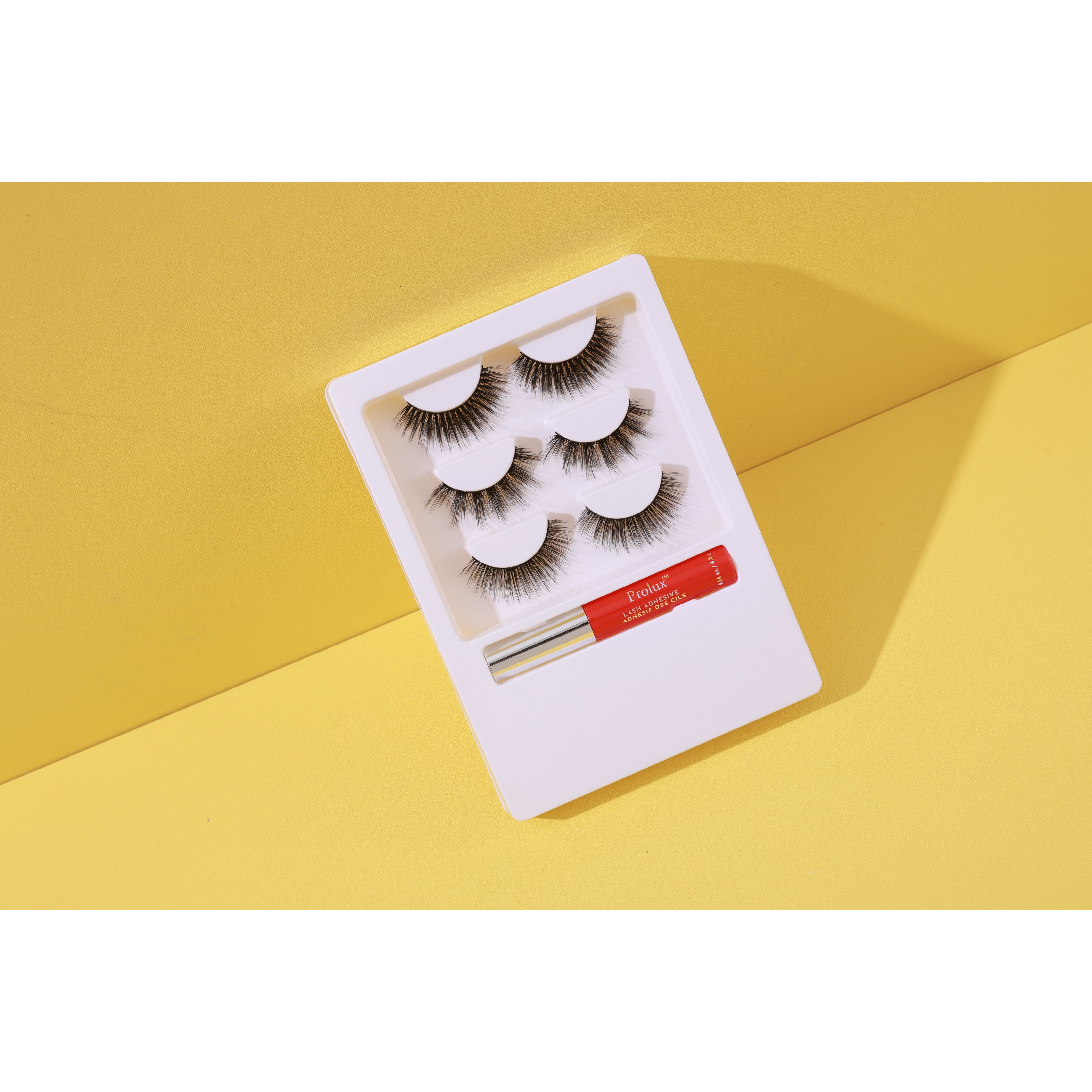 PROLUX Gnome & Fluff: 3 Pairs Eyelashes & Glue Set