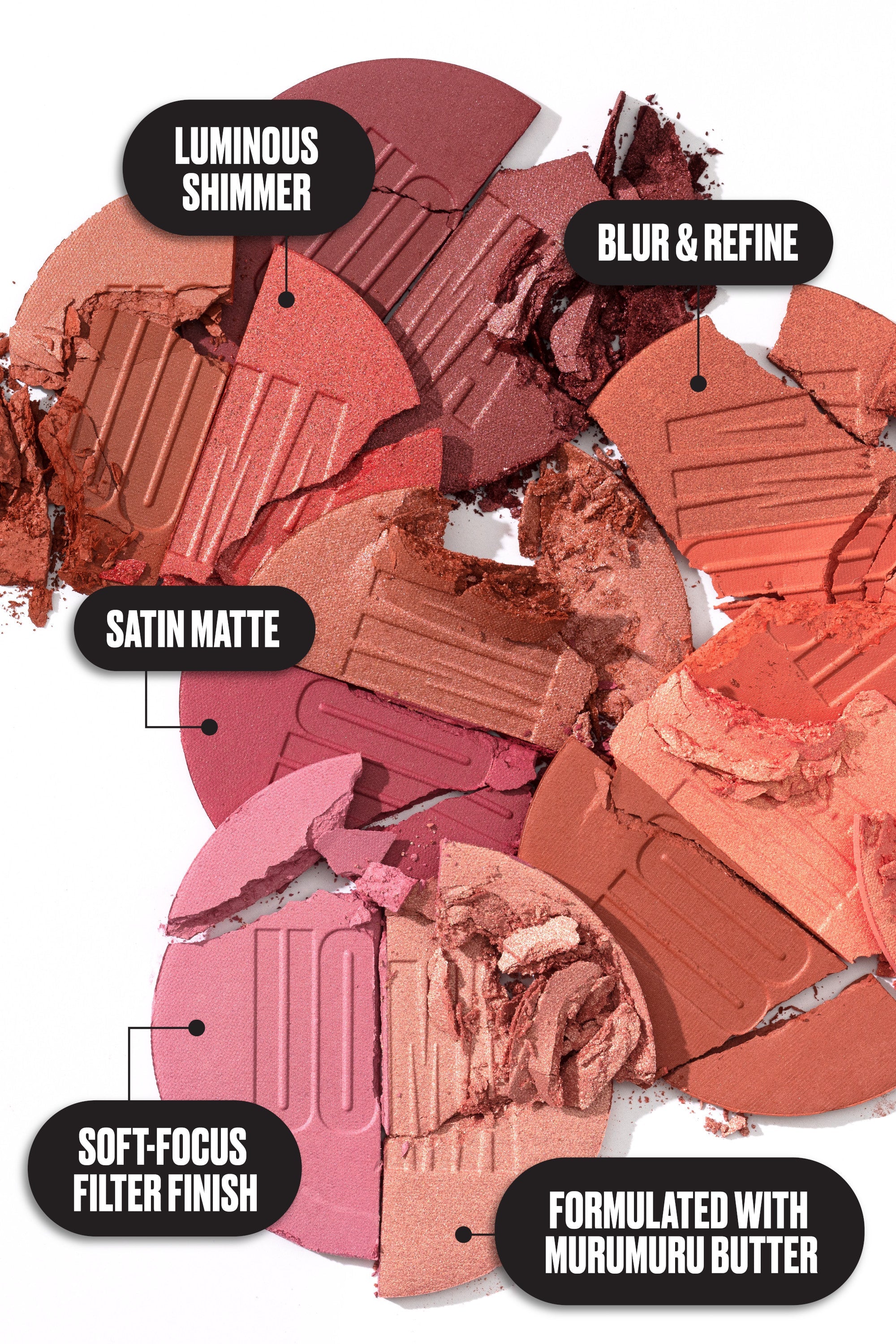 UOMA Double Take Skin Perfecting Blush Duo