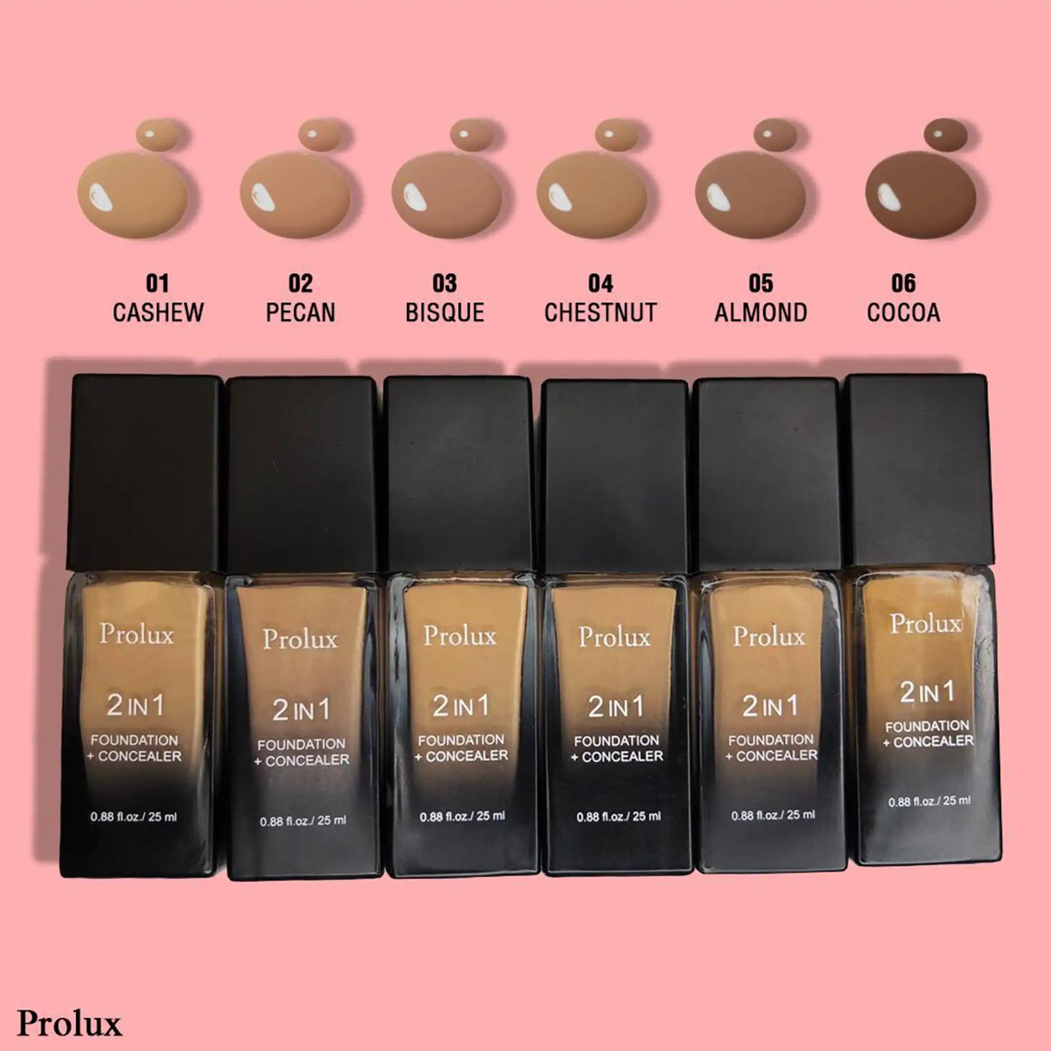 PROLUX 2 in 1 Foundation and Concealer