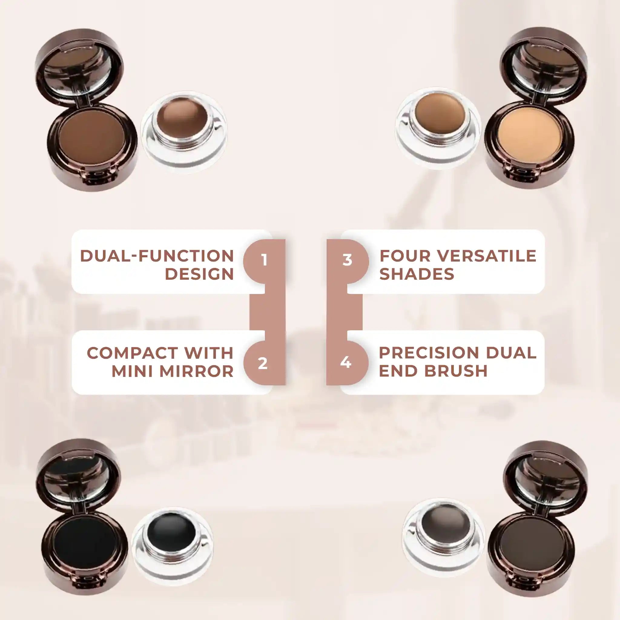 PROLUX Powder Eyebrow Makeup - Best Eyebrow Gel