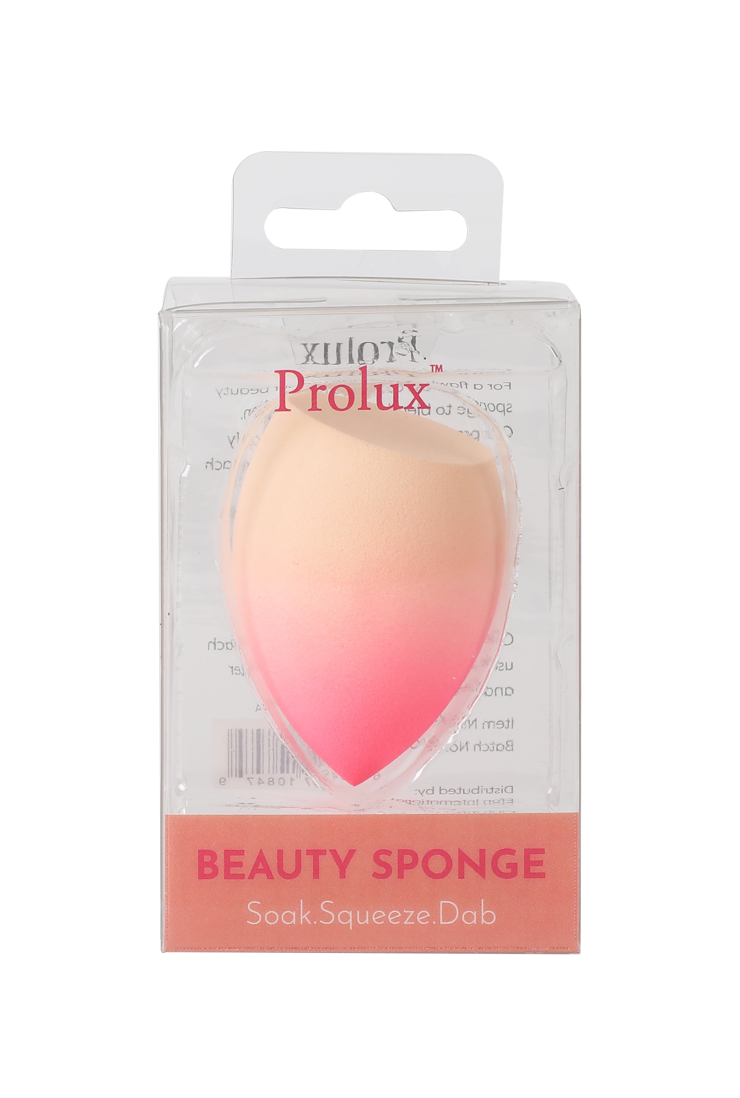PROLUX Beauty Sponge: Soak. Squeeze. Dab