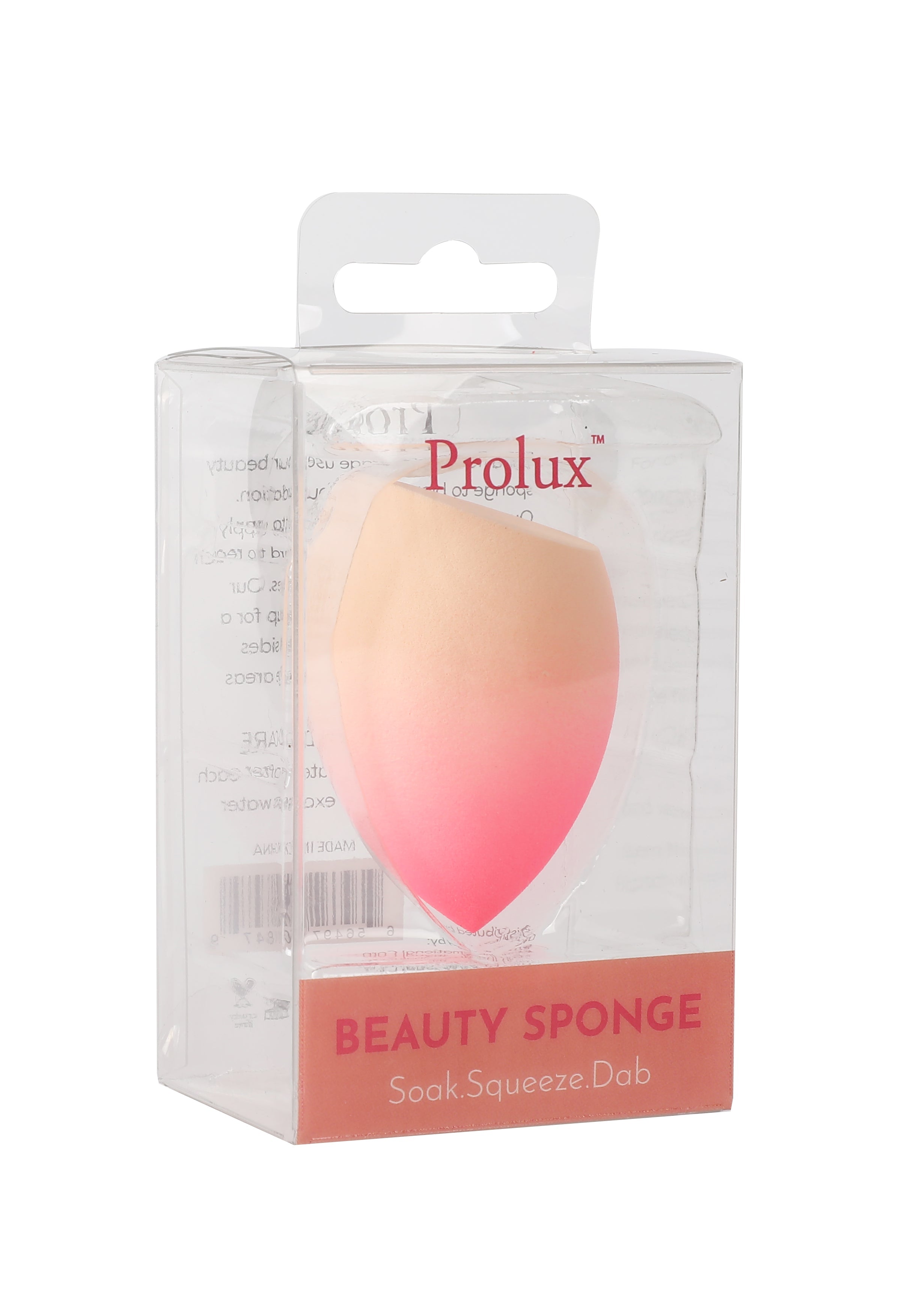 PROLUX Beauty Sponge: Soak. Squeeze. Dab