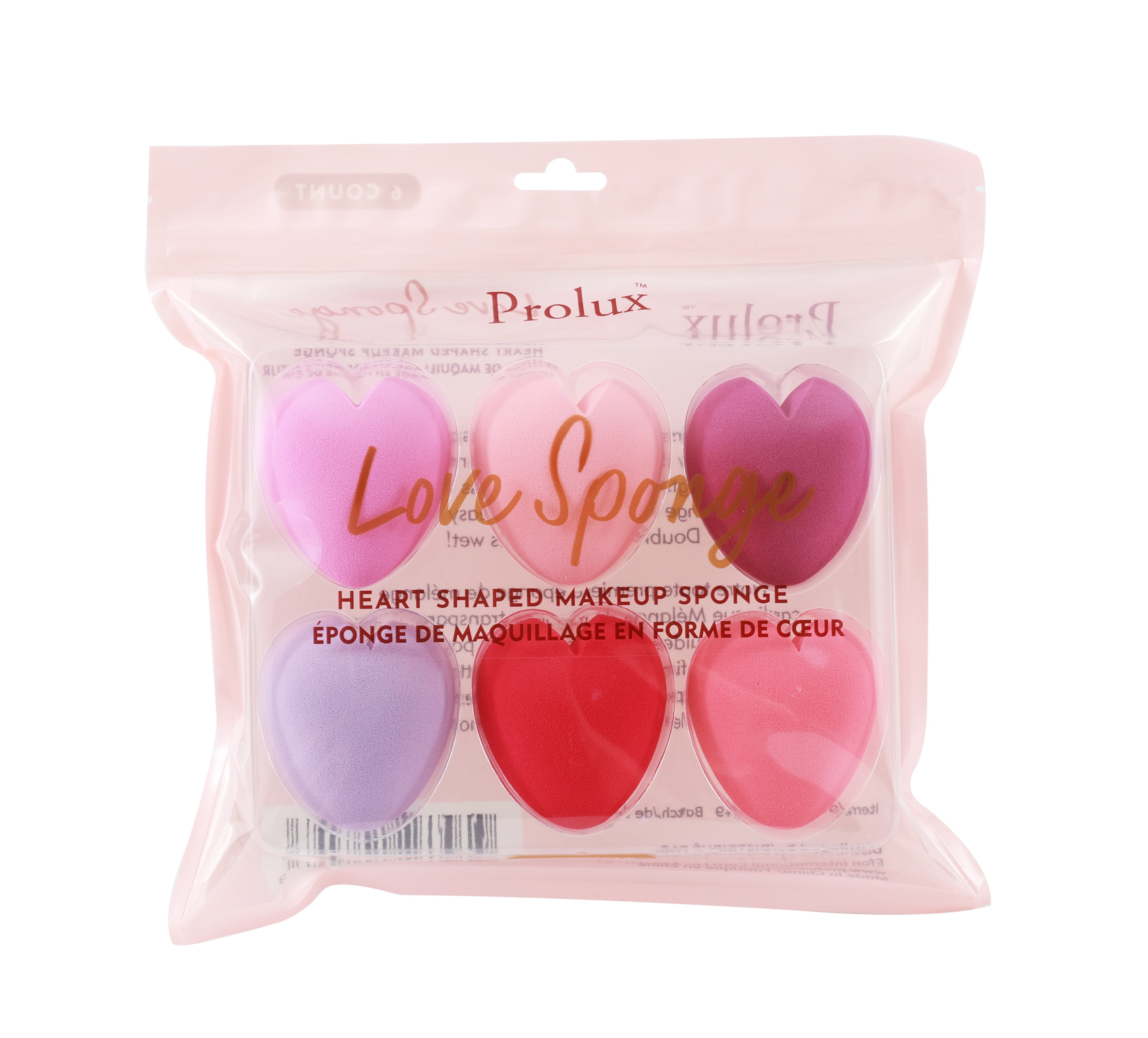 PROLUX Love Sponge: Heart Shaped Makeup Sponges