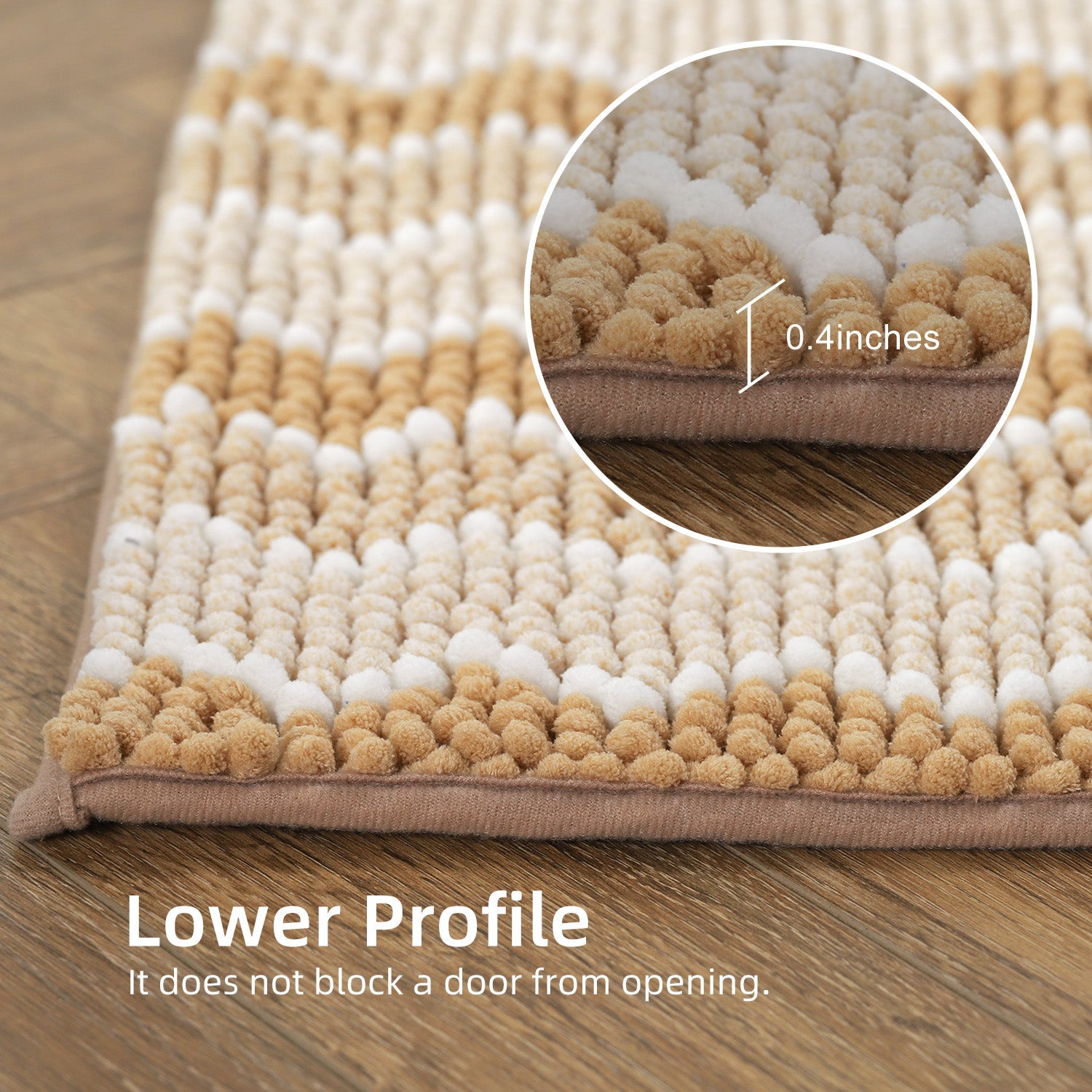 Kasentex Soft Absorbent Durable Non-Slip Bathroom Rug Mat, Room Decor, Graduation Gifts, Fathers Day Gift, Mother Gift