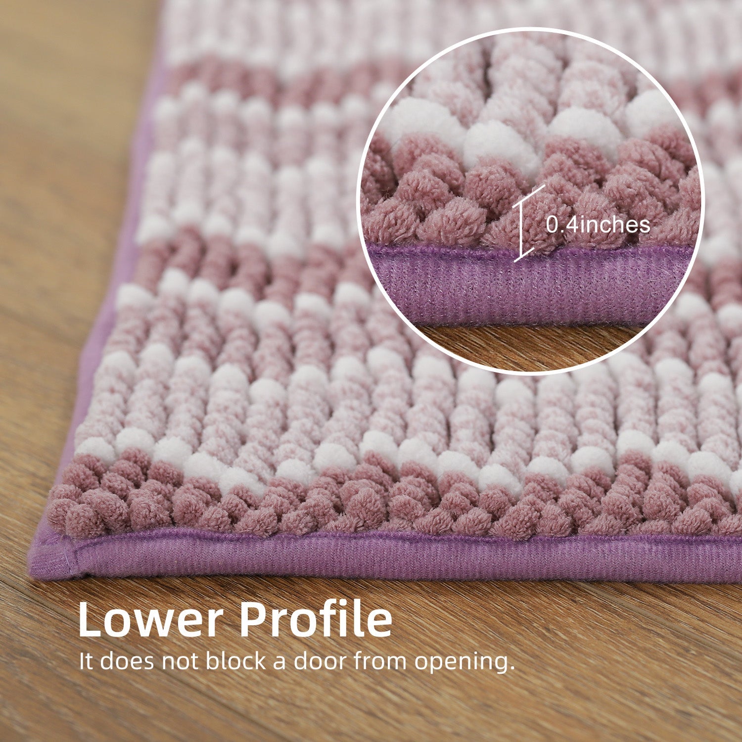 Kasentex Soft Absorbent Durable Non-Slip Bathroom Rug Mat, Room Decor, Graduation Gifts, Fathers Day Gift, Mother Gift