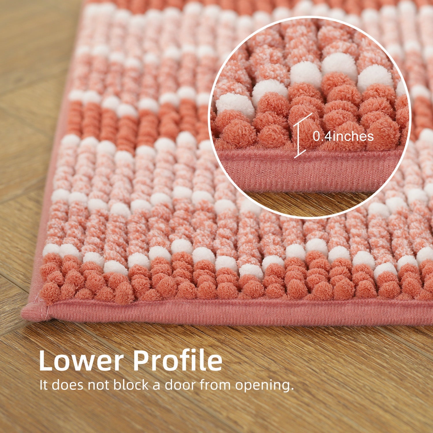 Kasentex Soft Absorbent Durable Non-Slip Bathroom Rug Mat, Room Decor, Graduation Gifts, Fathers Day Gift, Mother Gift