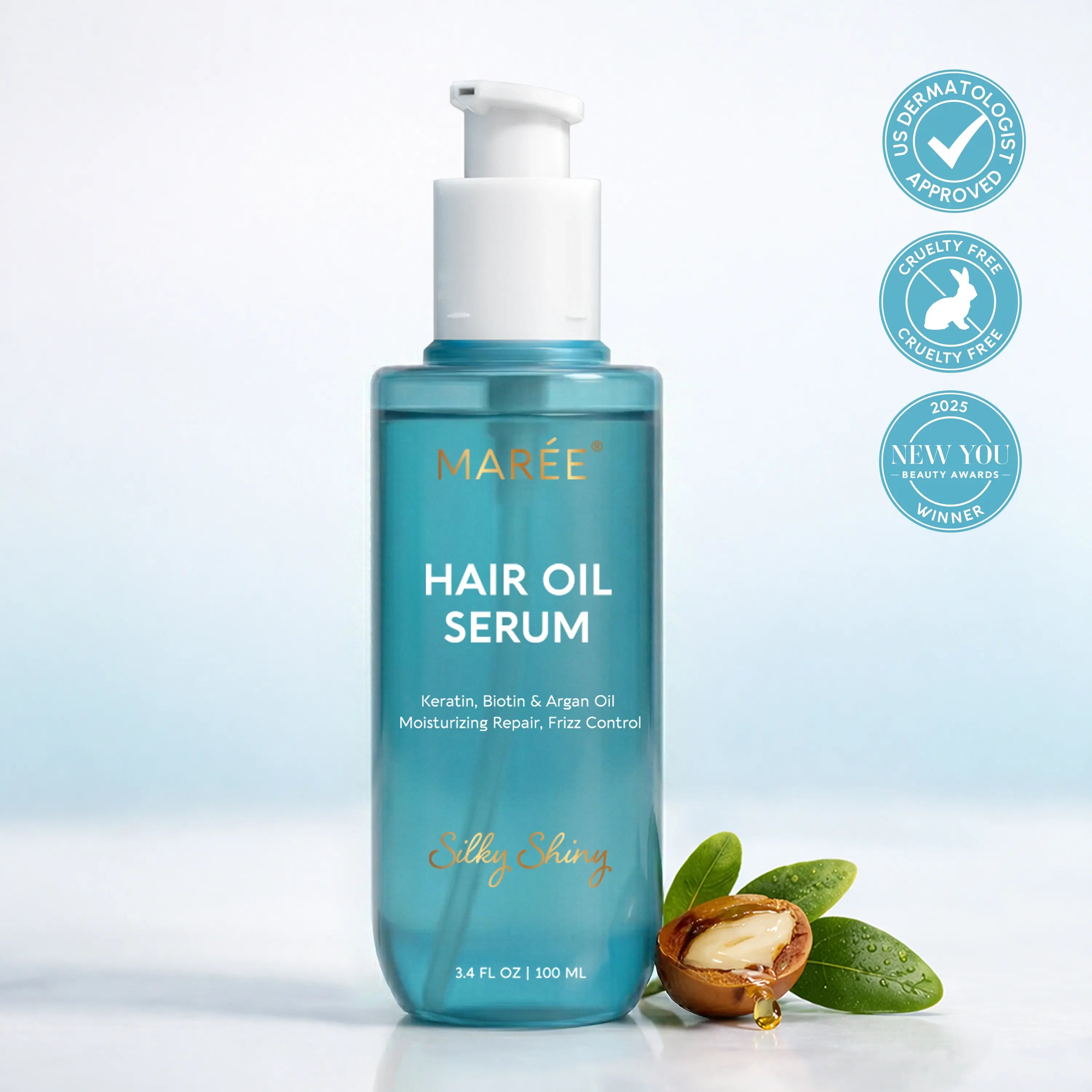MAREE Keratin Oil Serum for Dry & Damaged Hair