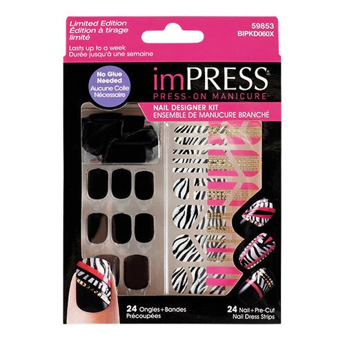 IMPRESS Press-on Nails (Yule Log)