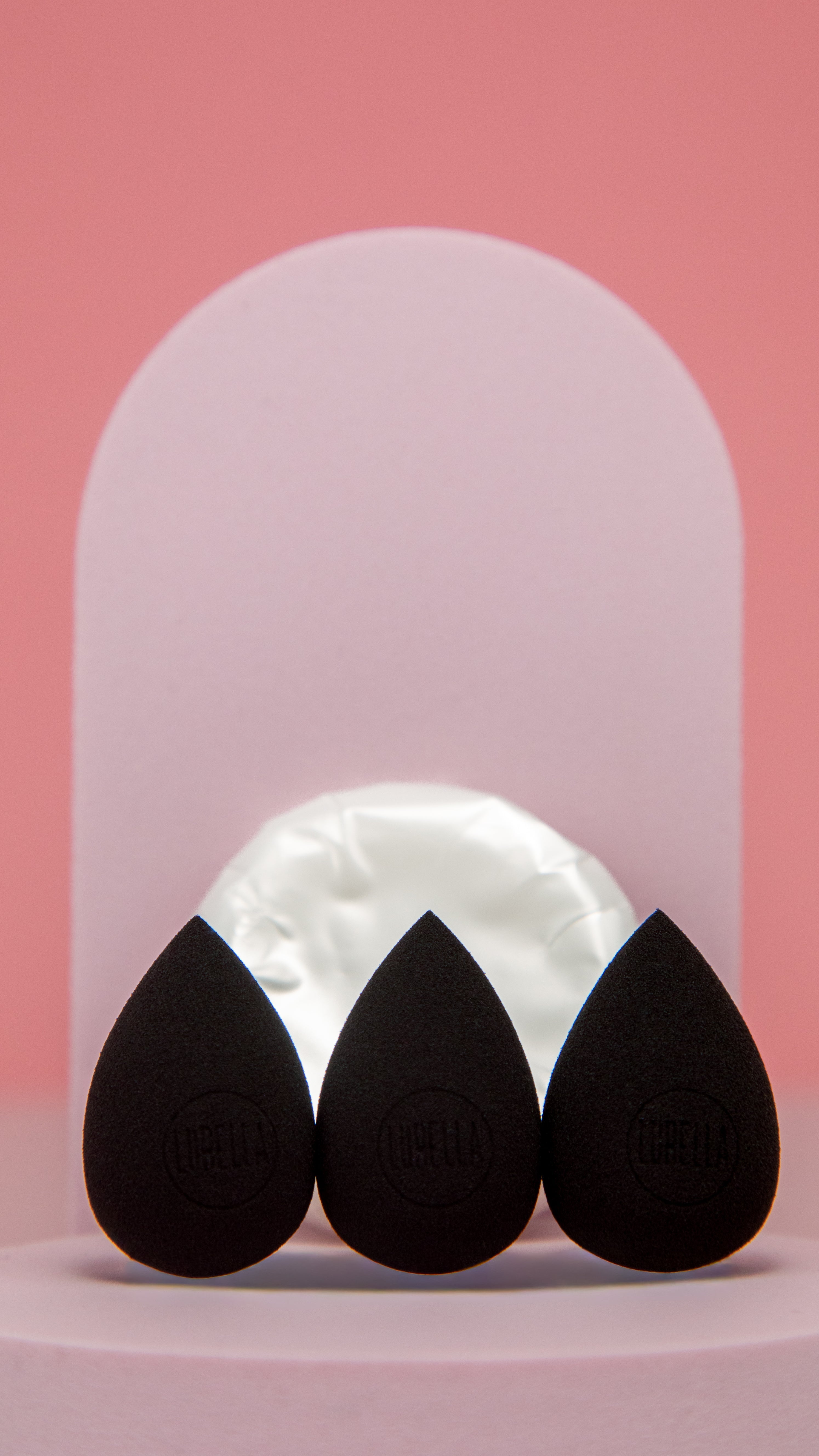 LURELLA Mini Teardrop Sponge Pack - Black