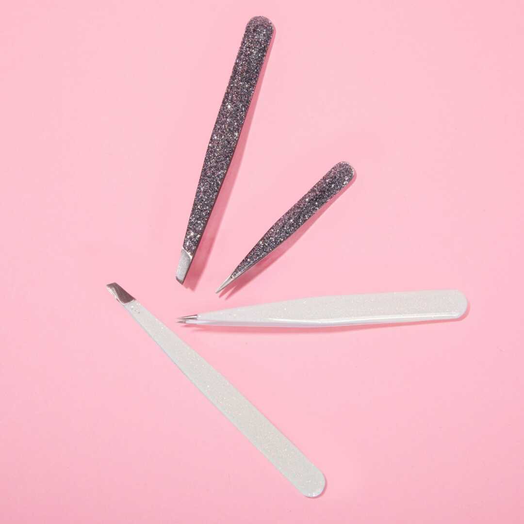 JAPONESQUE Slant & Point Tweezers Natural Shimmer
