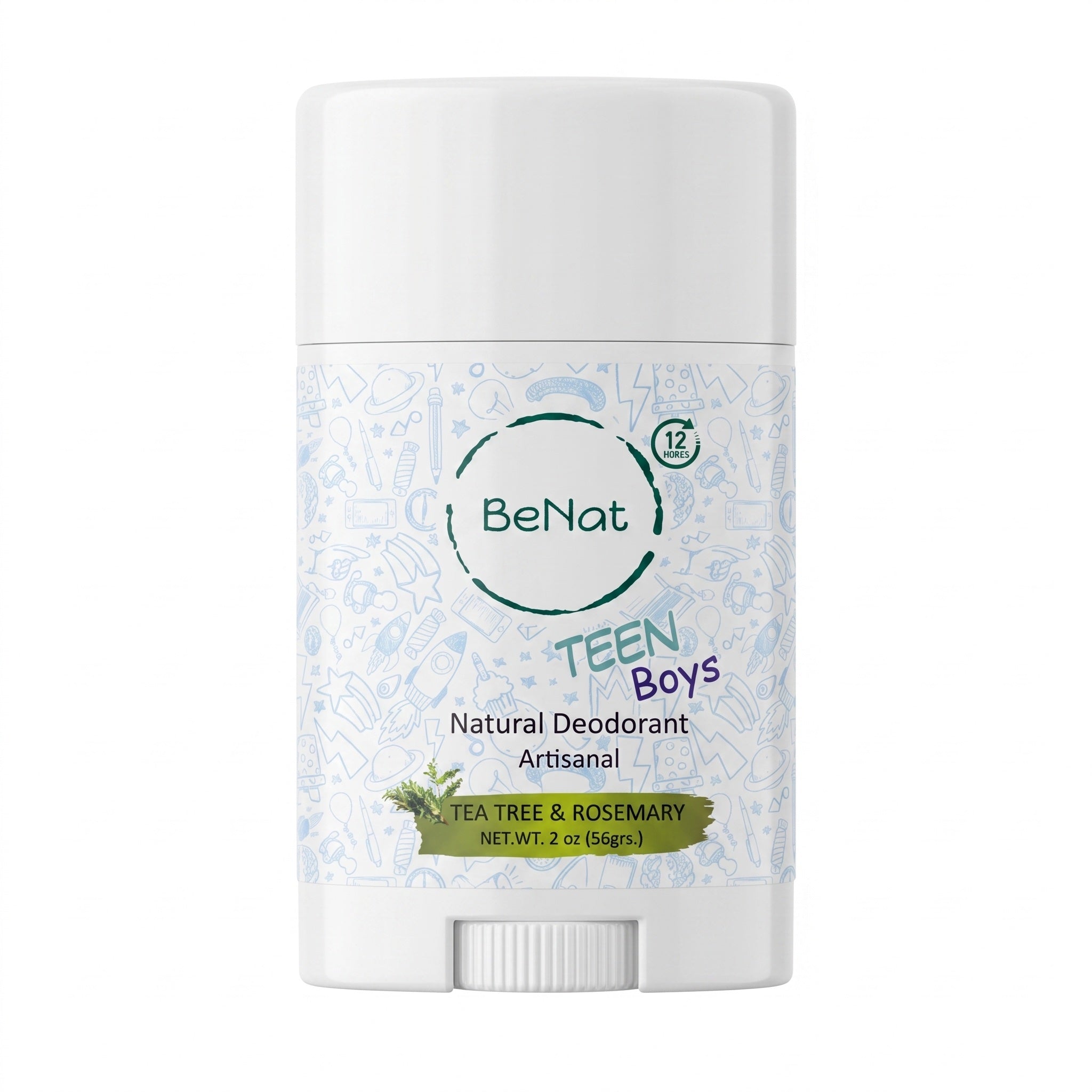BENAT All-Natural Deodorant for Kids & Teens