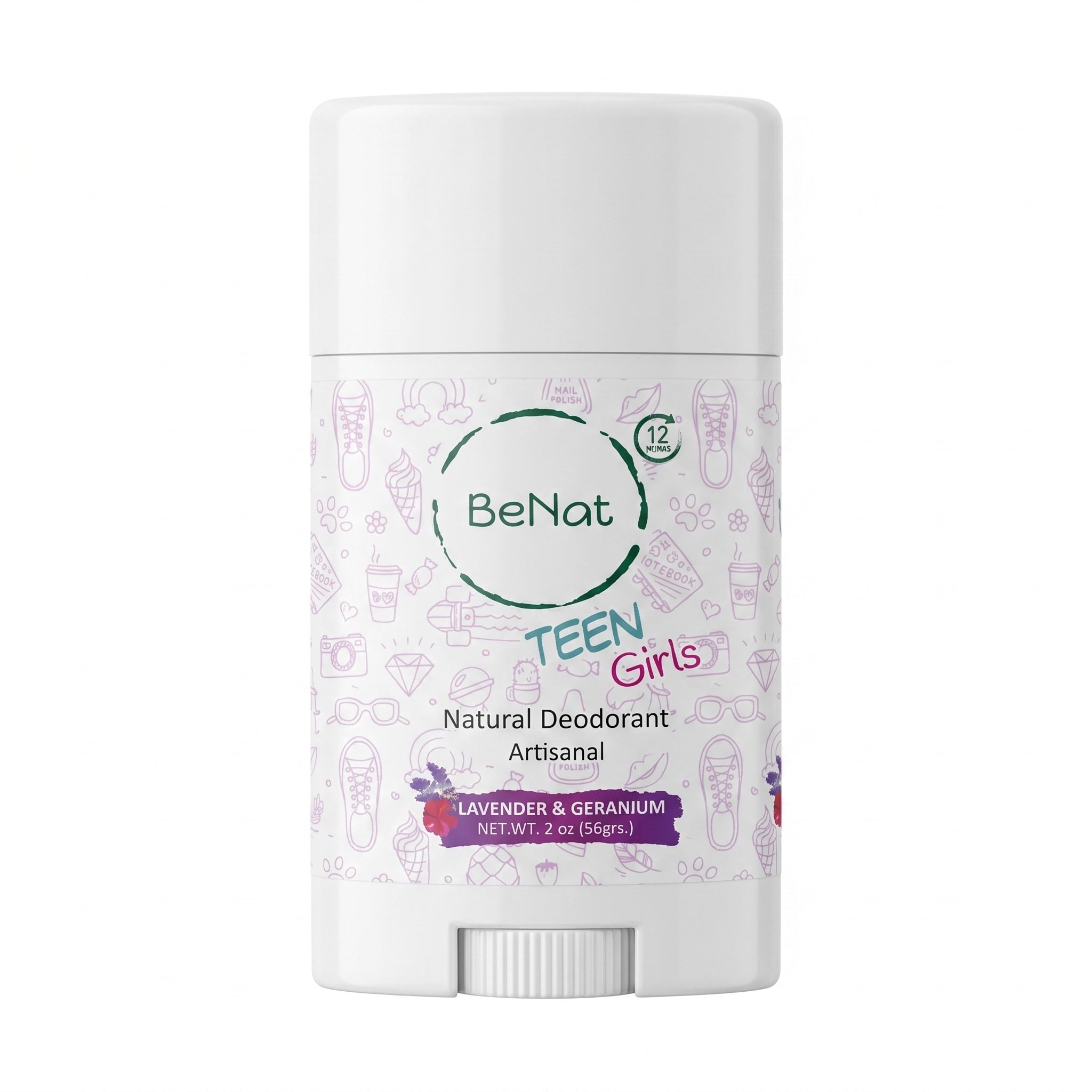 BENAT All-Natural Deodorant for Kids & Teens