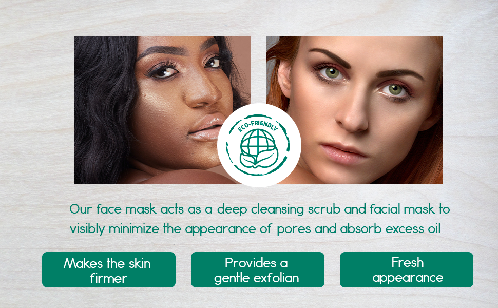 BENAT Activated Charcoal + Mud & Arnica Facial Masks Bundle