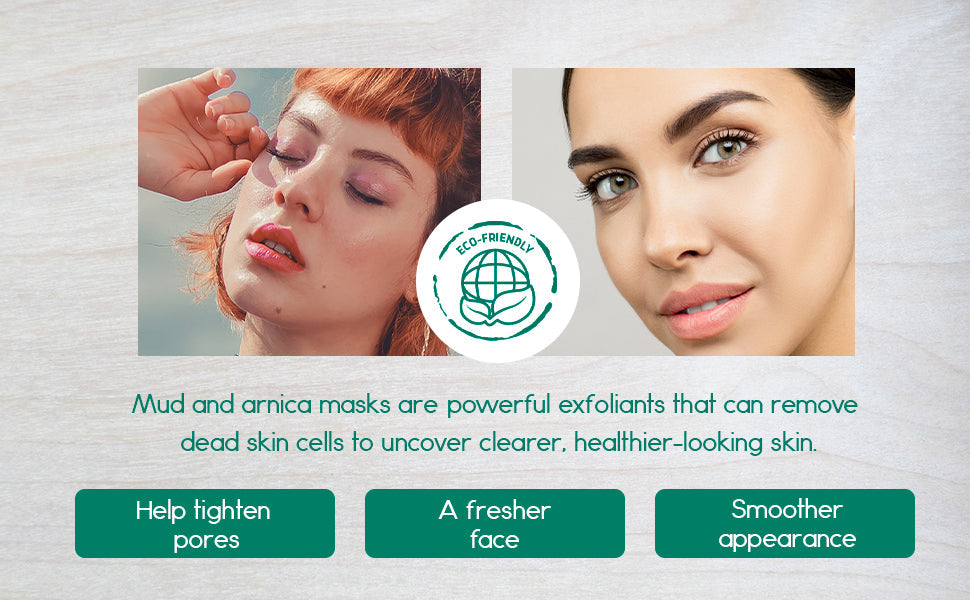 BENAT 2-pack Mud & Arnica Facial Mask