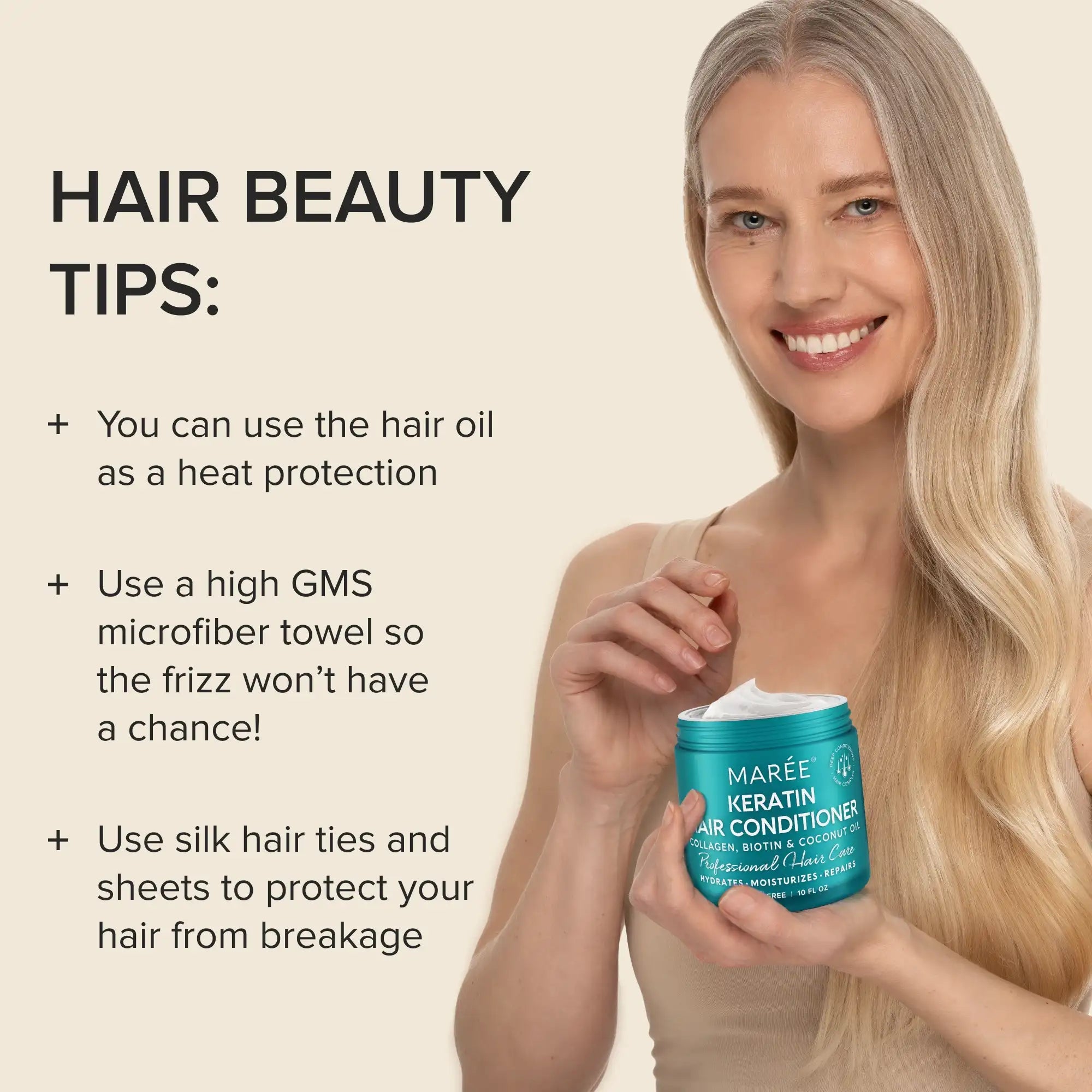 MAREE Keratin Mask for Damaged Hair