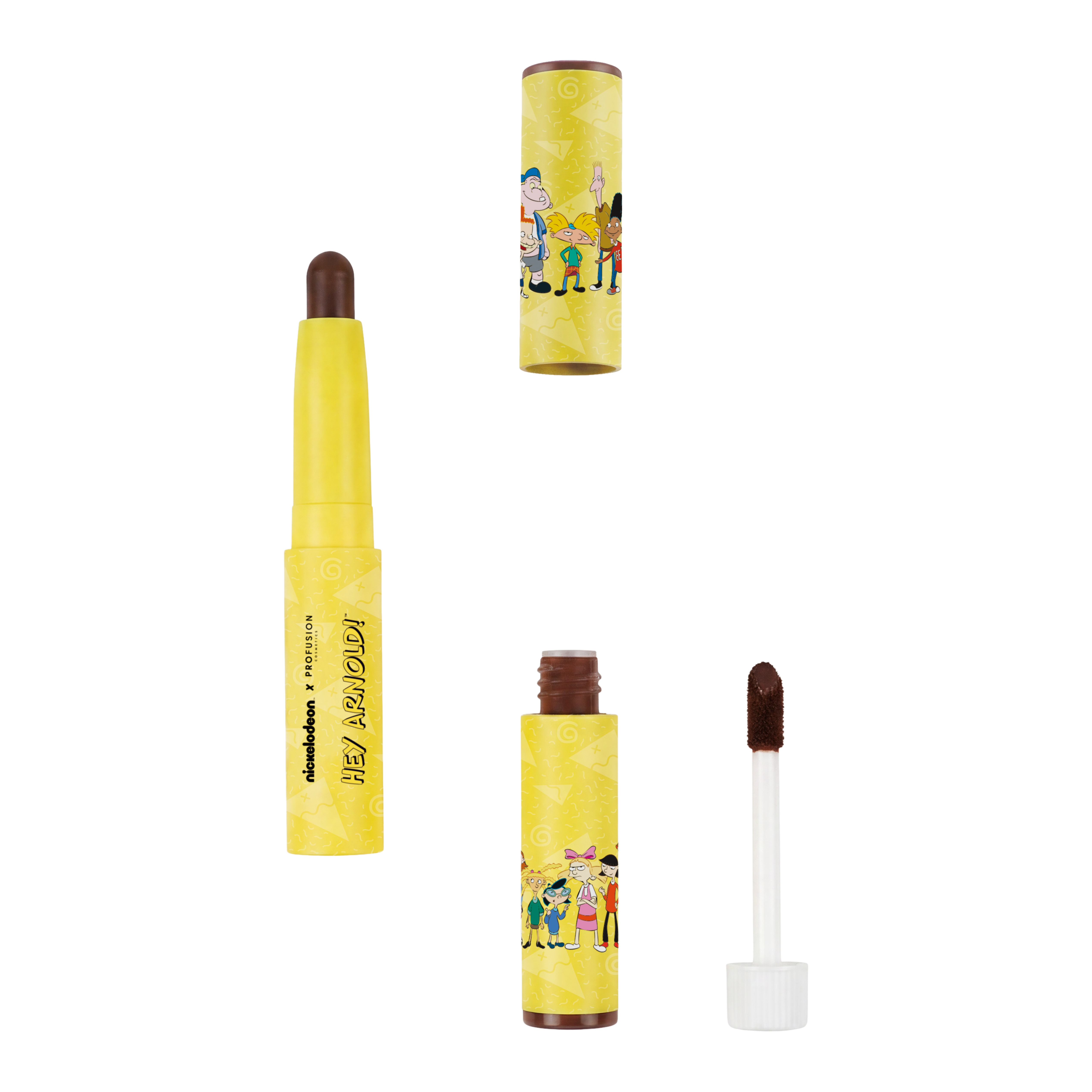 Hey Arnold! | Move It Football Head - Peel Off Lip Stain & Nourishing Lip Balm