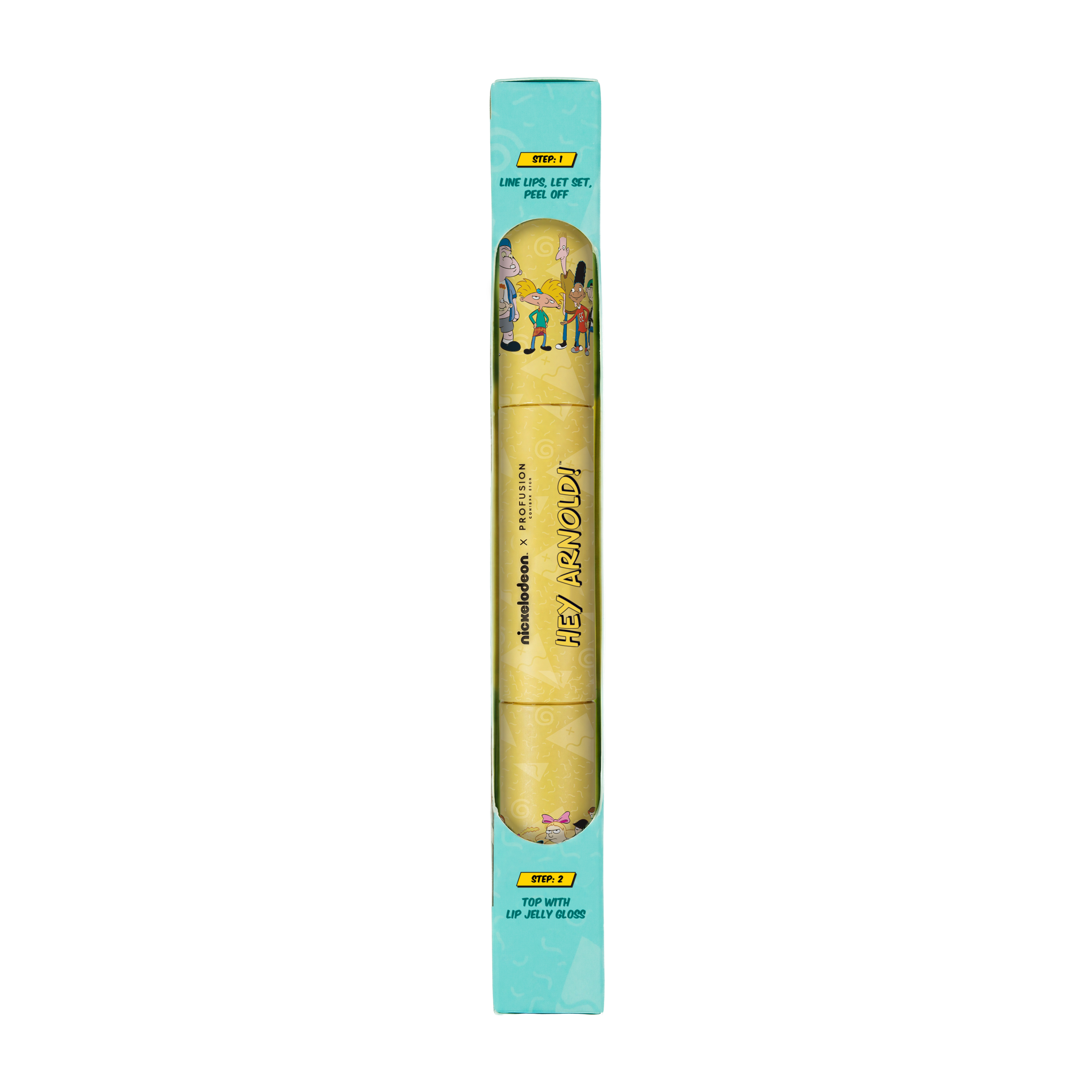 Hey Arnold! | Move It Football Head - Peel Off Lip Stain & Nourishing Lip Balm