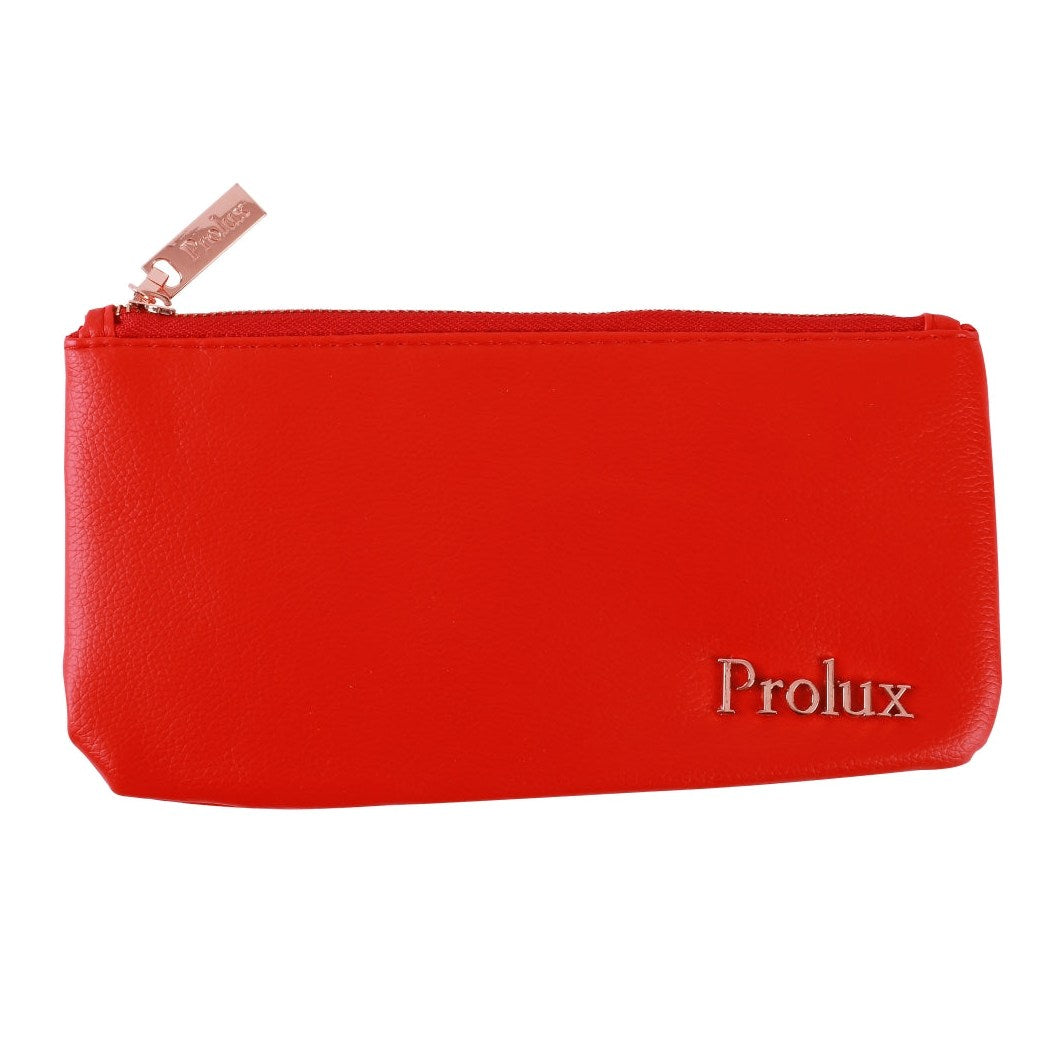 Deluxe Red Makeup Brush Set