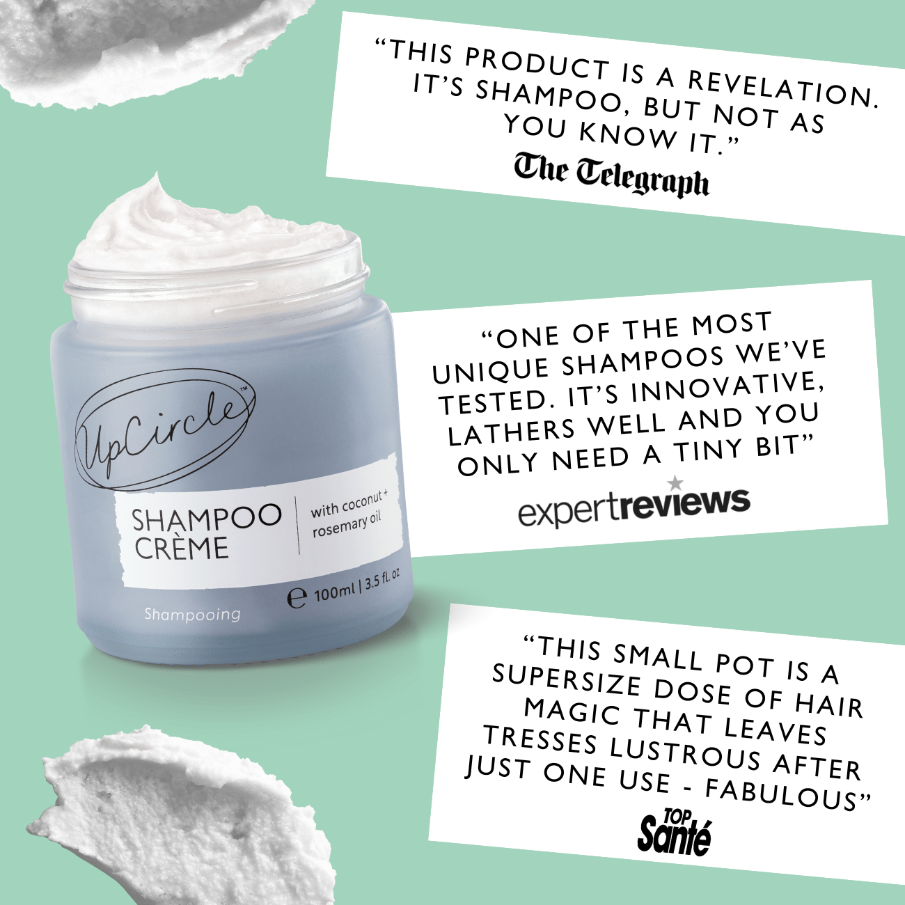 UPCIRCLE The Haircare Duo + Bamboo Wide Tooth Comb