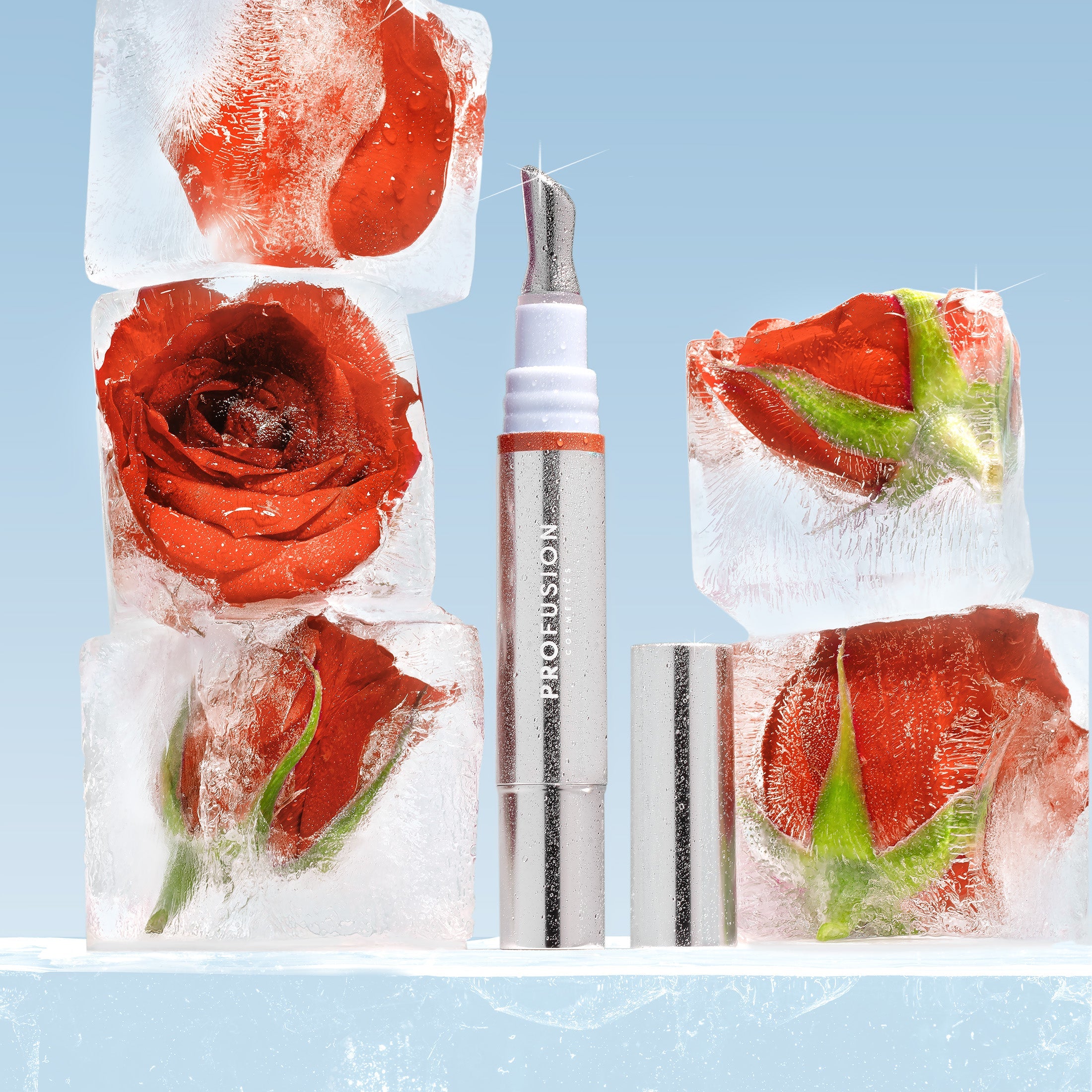 PROFUSION Frosted Kiss Cooling Plumping Lip Gloss