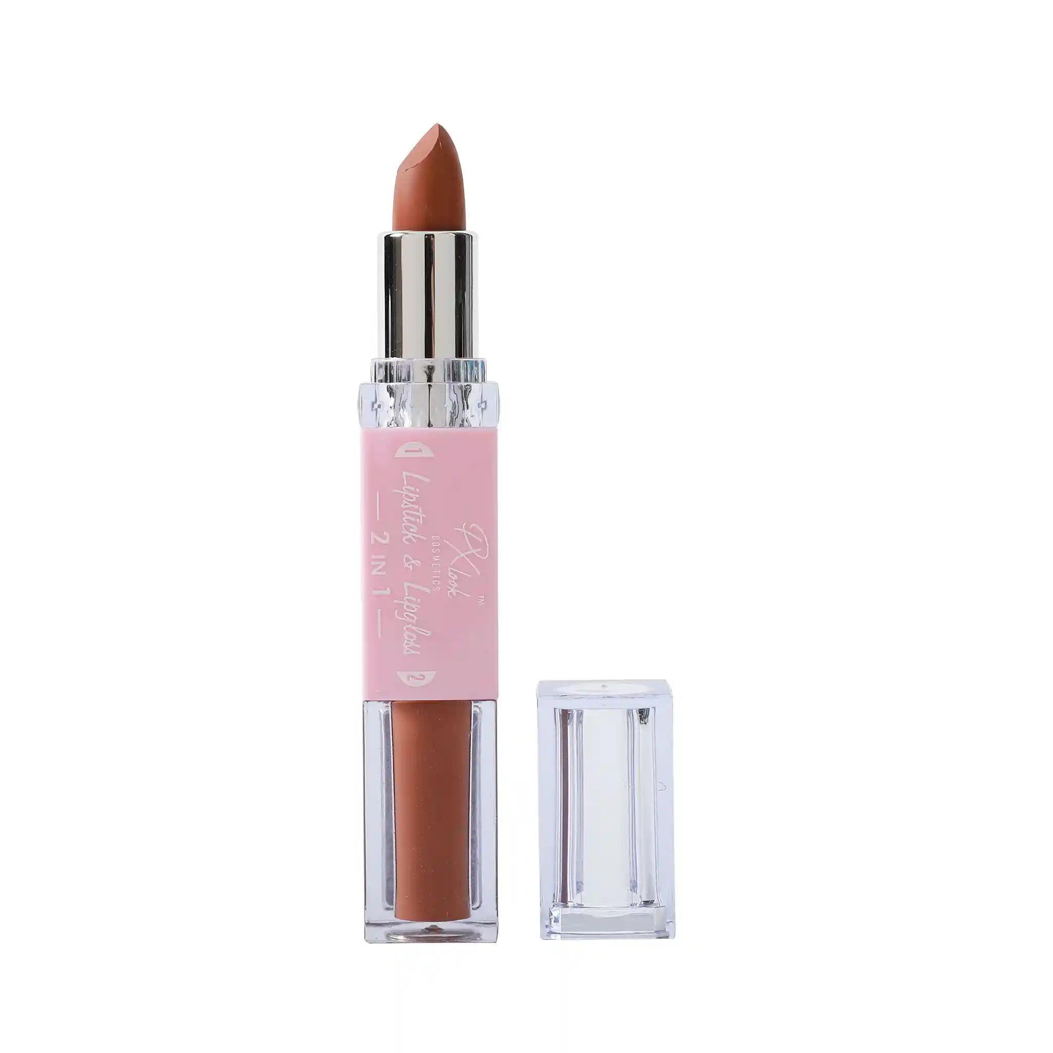 2-in-1 Lipstick and Lip Gloss Combo
