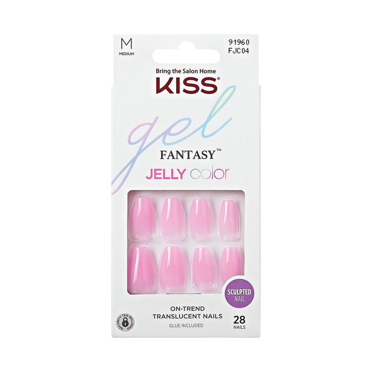 KISS Gel Fantasy Jelly Color Press-on Nails