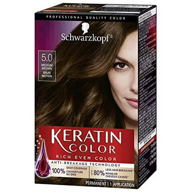 Coloración permanente del cabello con queratina Schwarzkopf