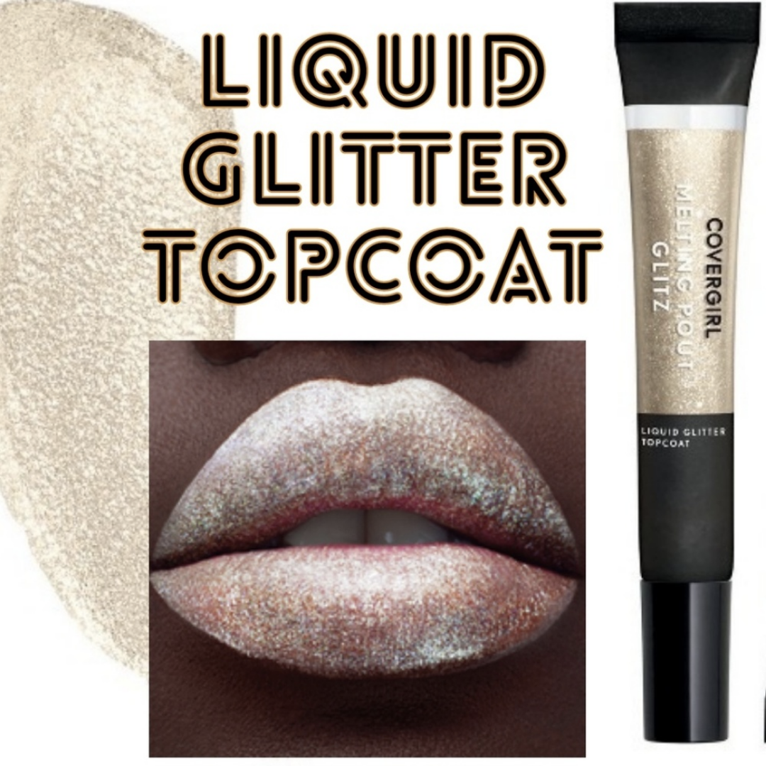 COVERGIRL Melting Pout Glitz Liquid Glitter Topcoat Lipstick - VIAI BEAUTY
