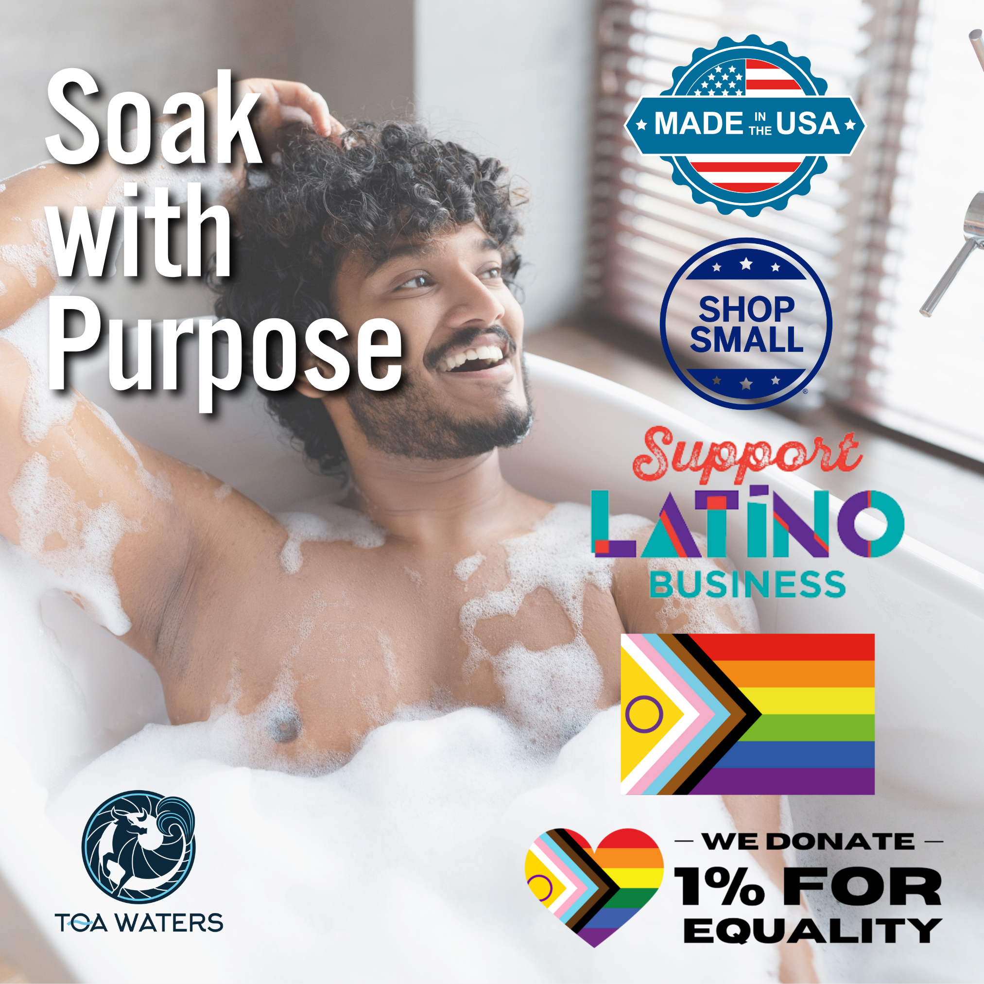 TAO Sun Veil Bubble Bath - Orange Zest and White Oak