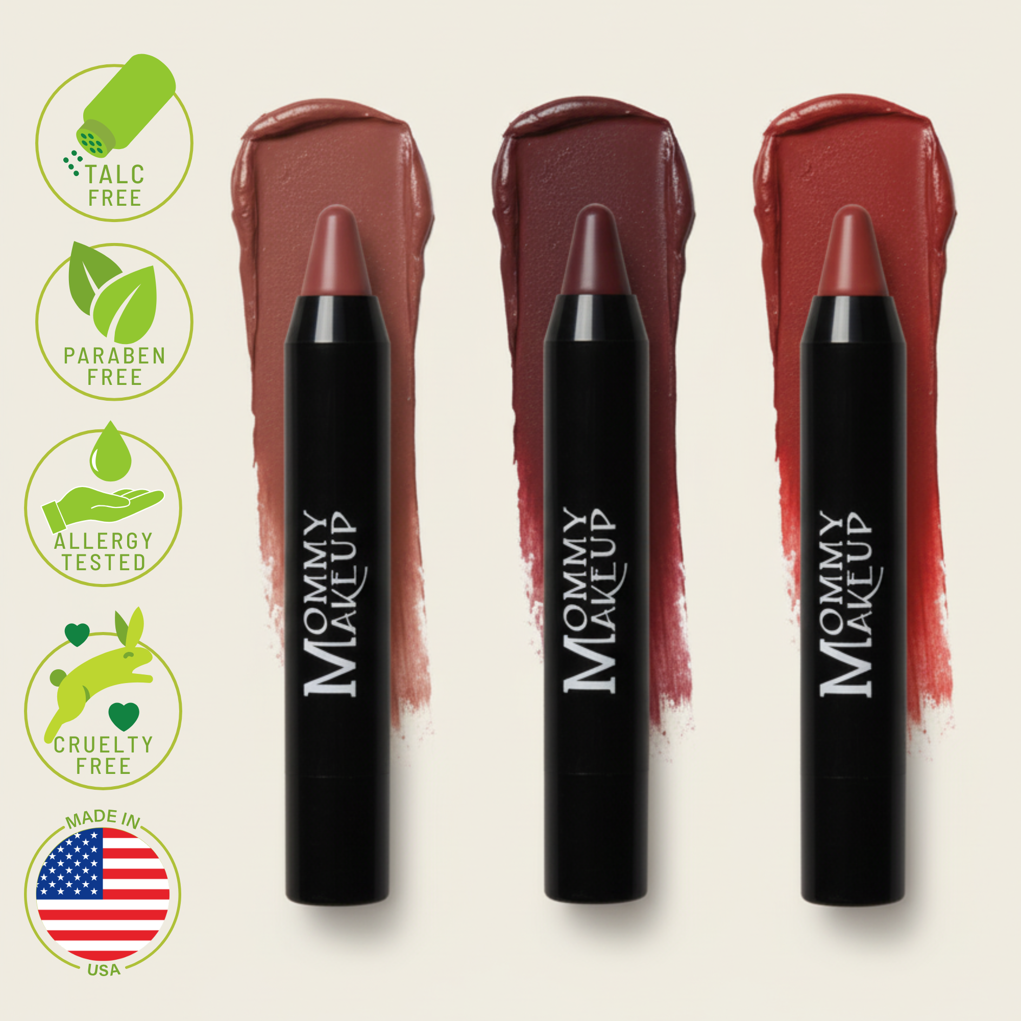 Triple Sticks Lipstick, Cream Blush, and Treatment in Bare Babe