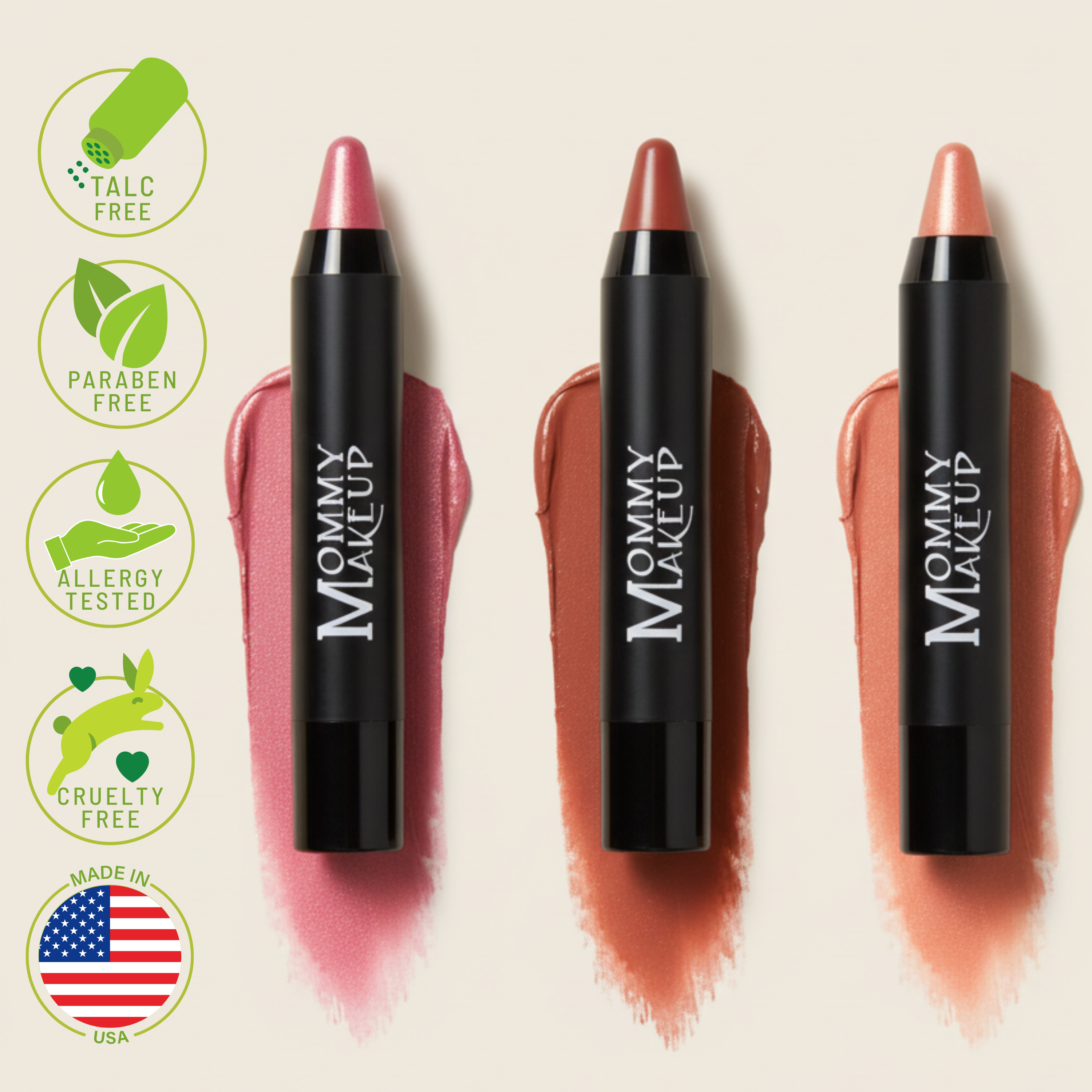 Triple Sticks Lipstick, Cream Blush, and Treatment in Daisy Glow