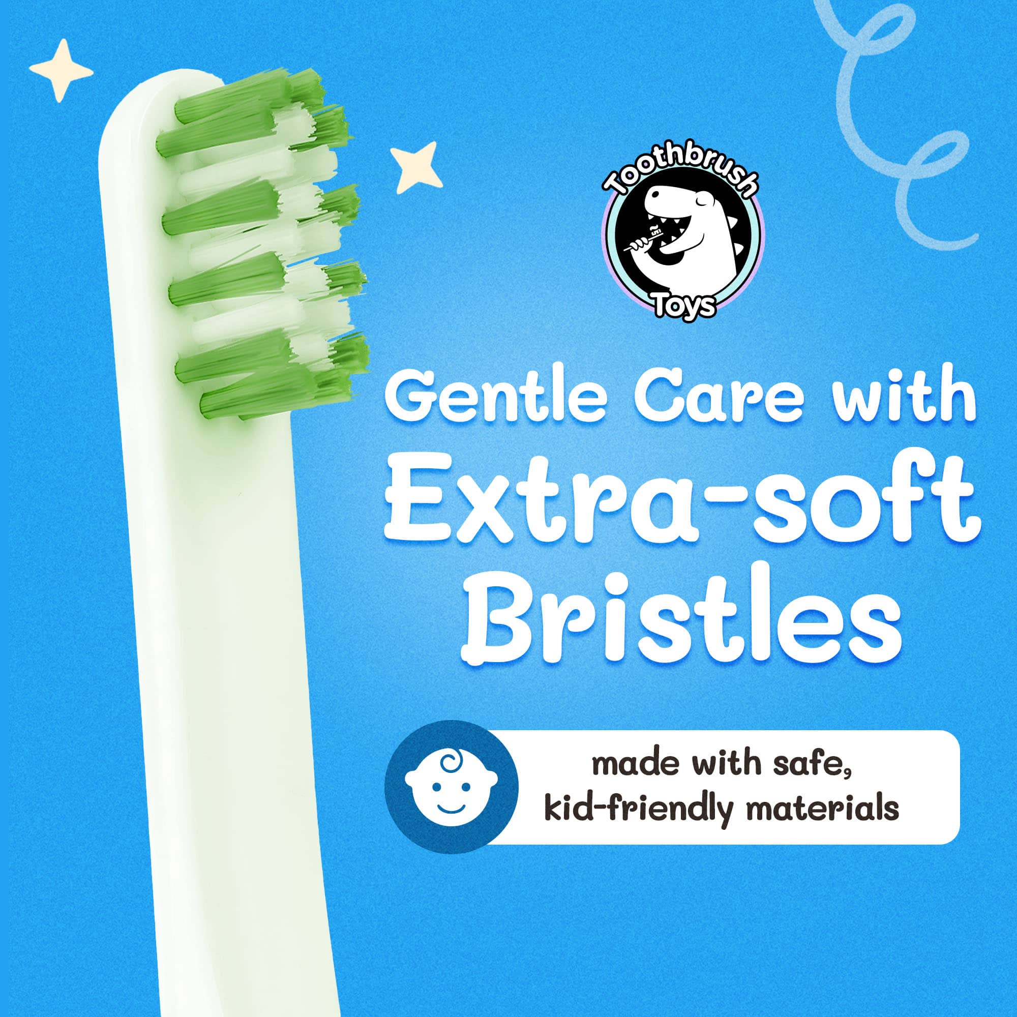 Captain Cavity Kids Character Toy Toothbrush