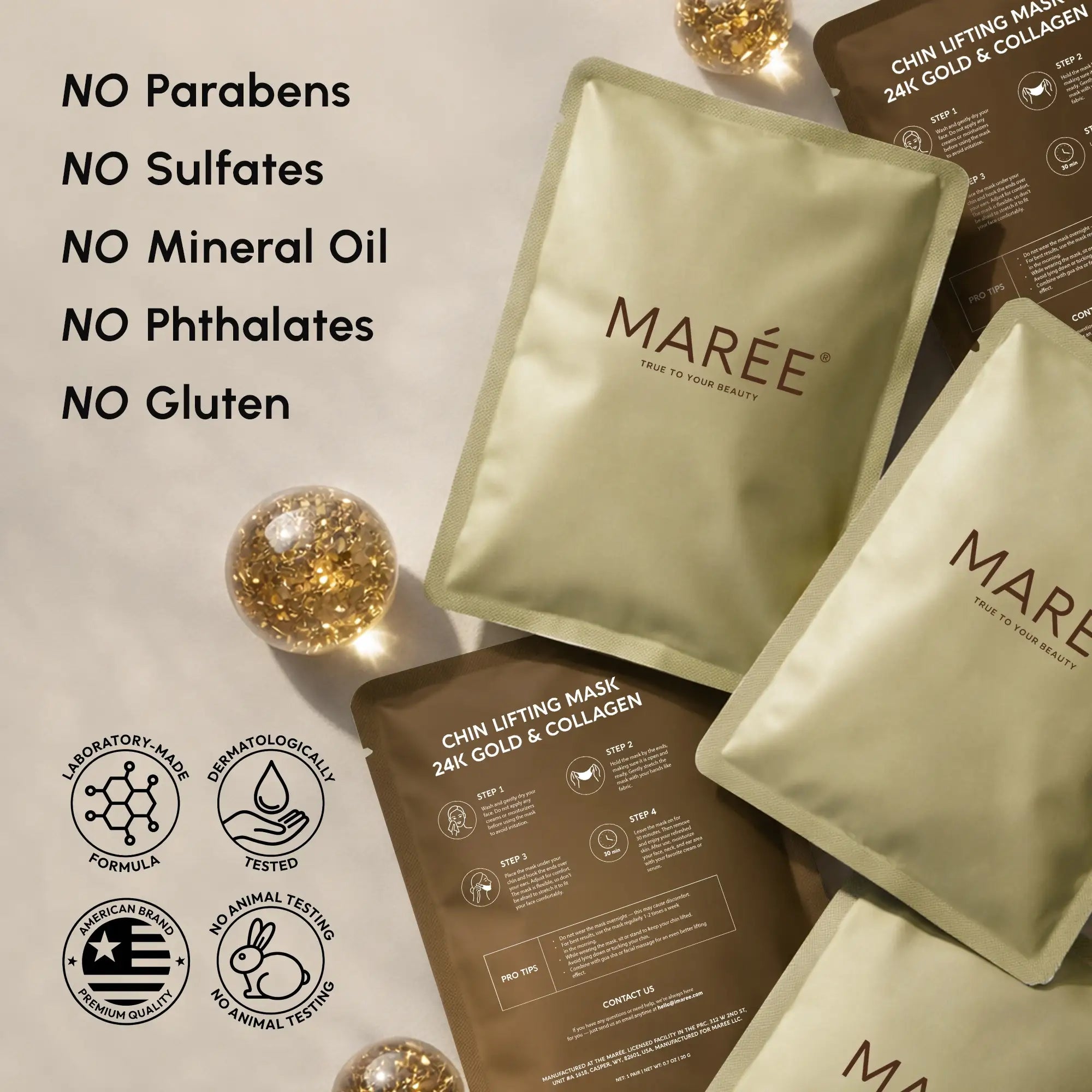 24K Gold V-Line Lifting Mask
