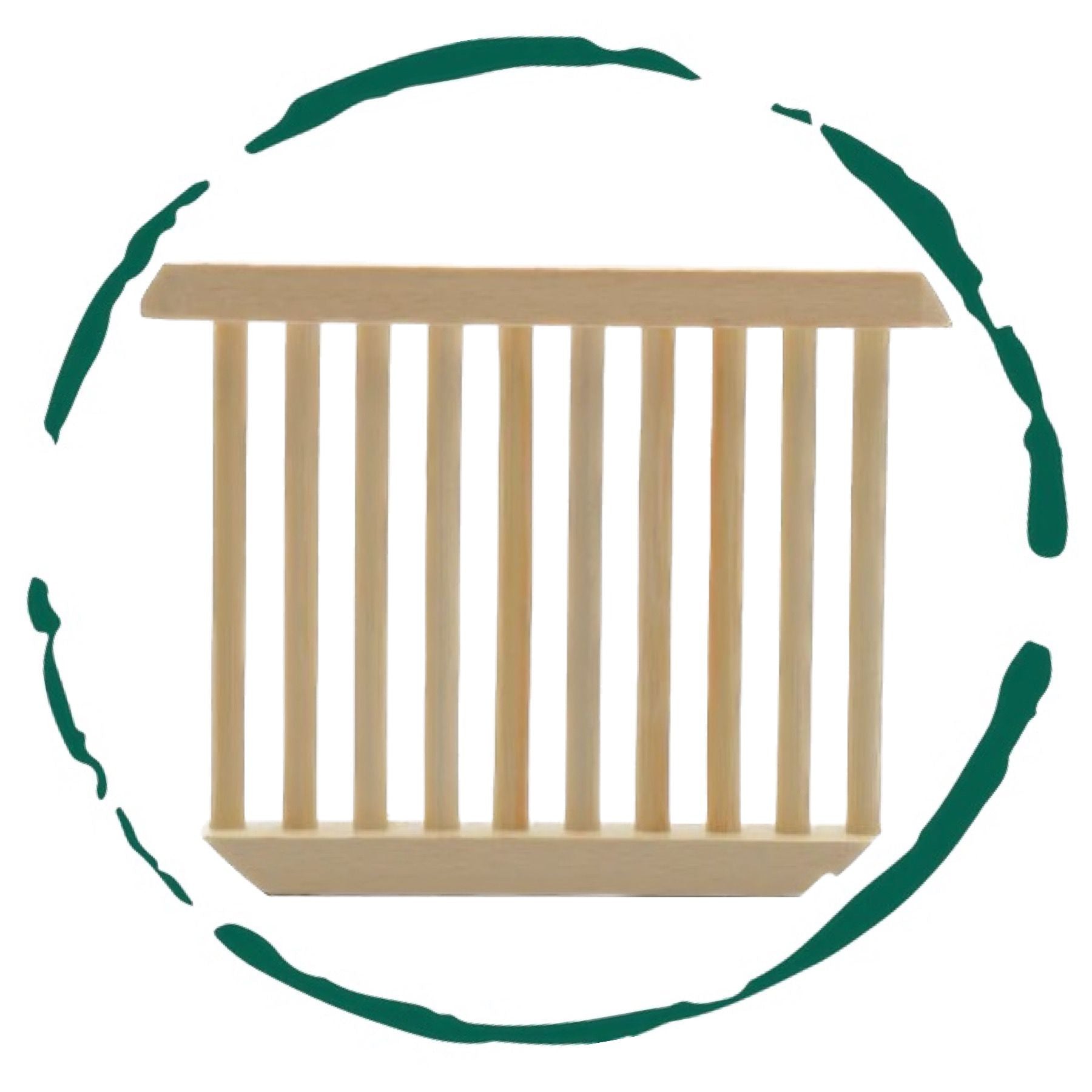 BENAT Bamboo Soap Bar Dish. Eco-Friendly