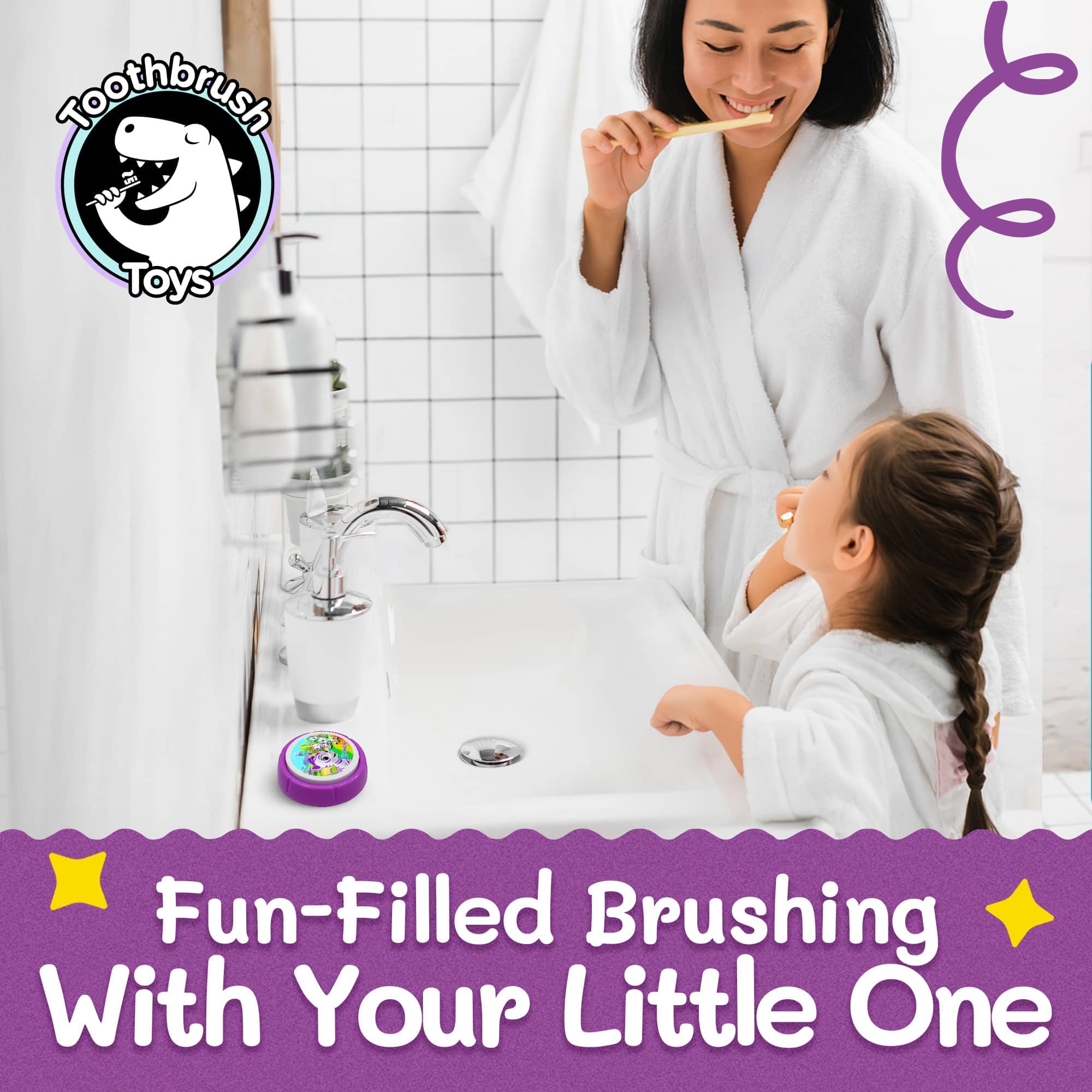 Zoonicorn® Kids Toothbrush Timer With Music by Toothbrush Toys