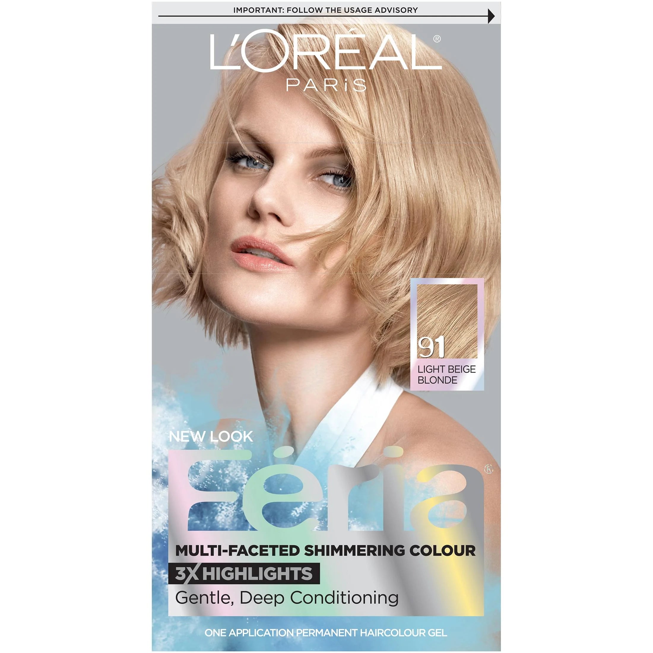 L'OREAL Feria Multi-Faceted Shimmering Permanent Hair